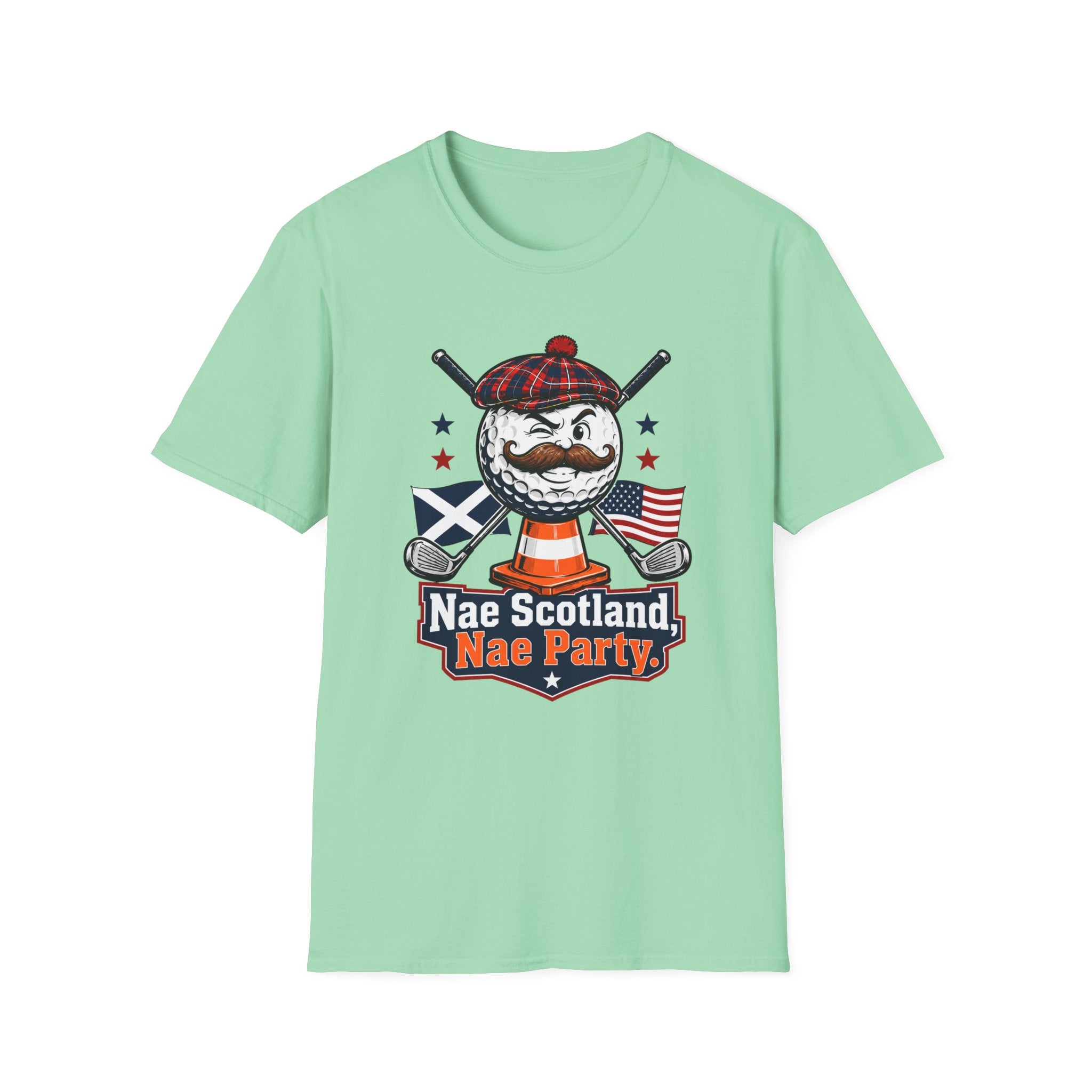 Golf Ball USA Scotland T-Shirt