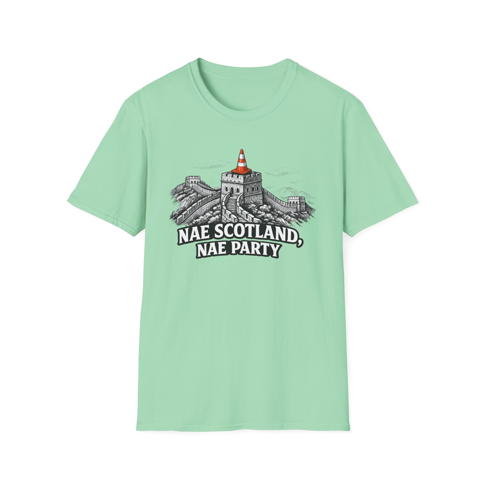 Nae Scotland, Nae Party – Great Wall Cone T-Shirt