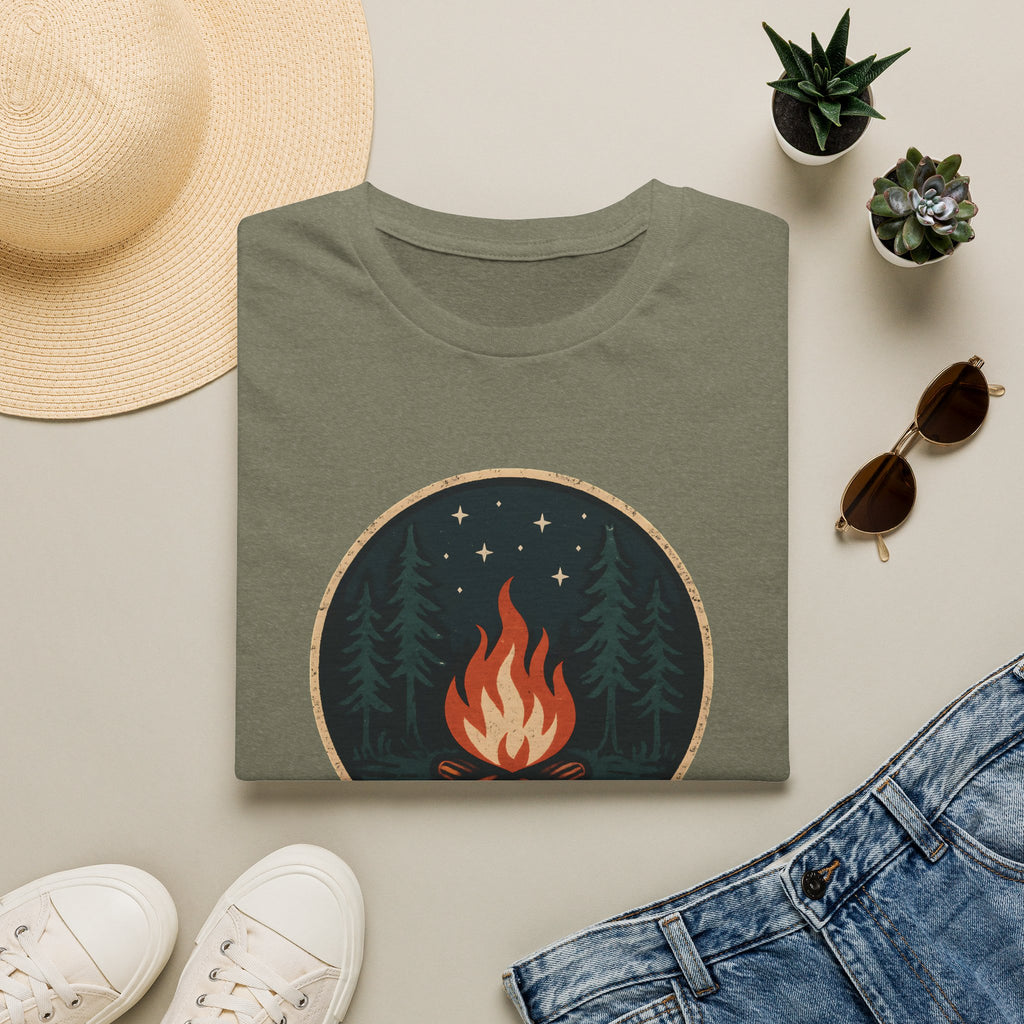 Forest Campfire at Night T-Shirt