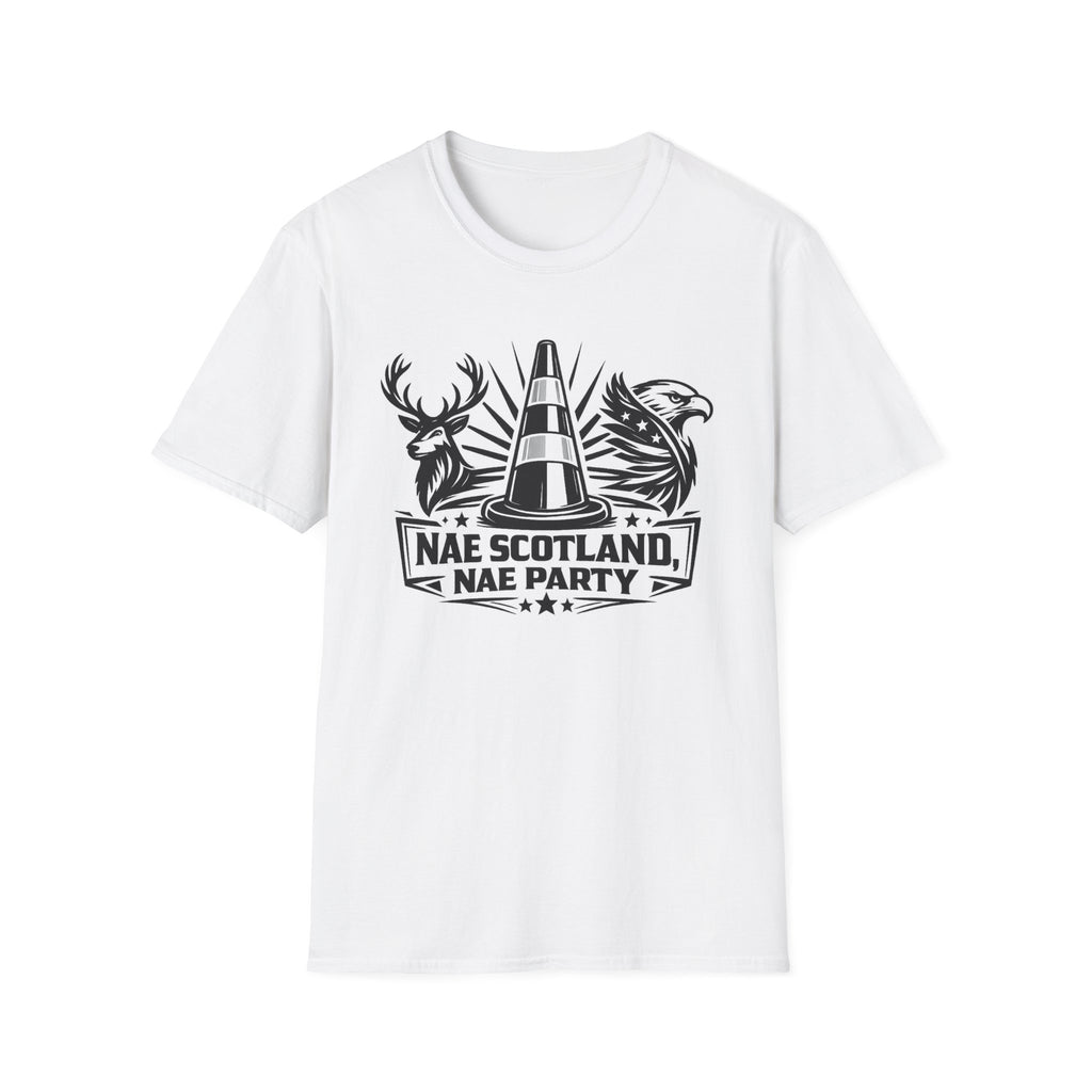 Nae Scotland, Nae Party – Deer - Eagle Cone T-Shirt