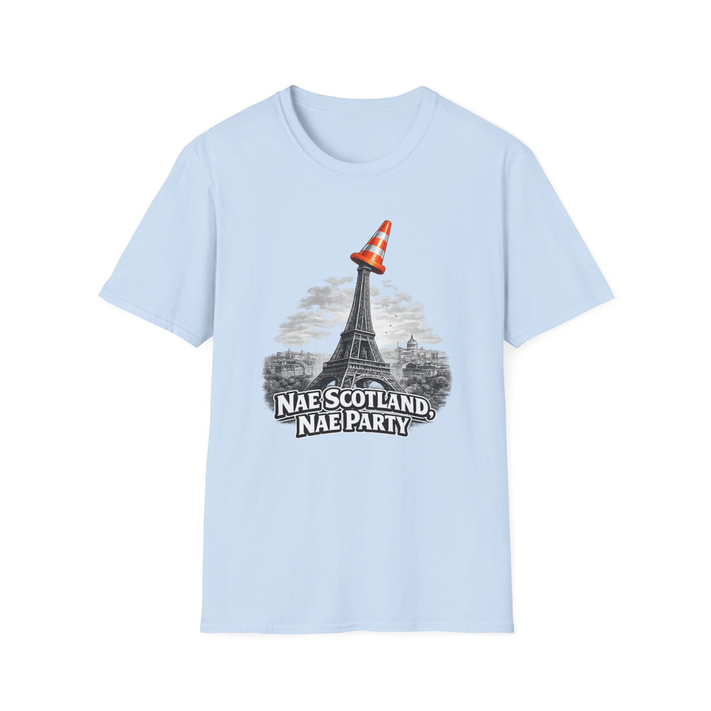 Copy of Nae Scotland, Nae Party – Eiffel Tower Cone T-Shirt