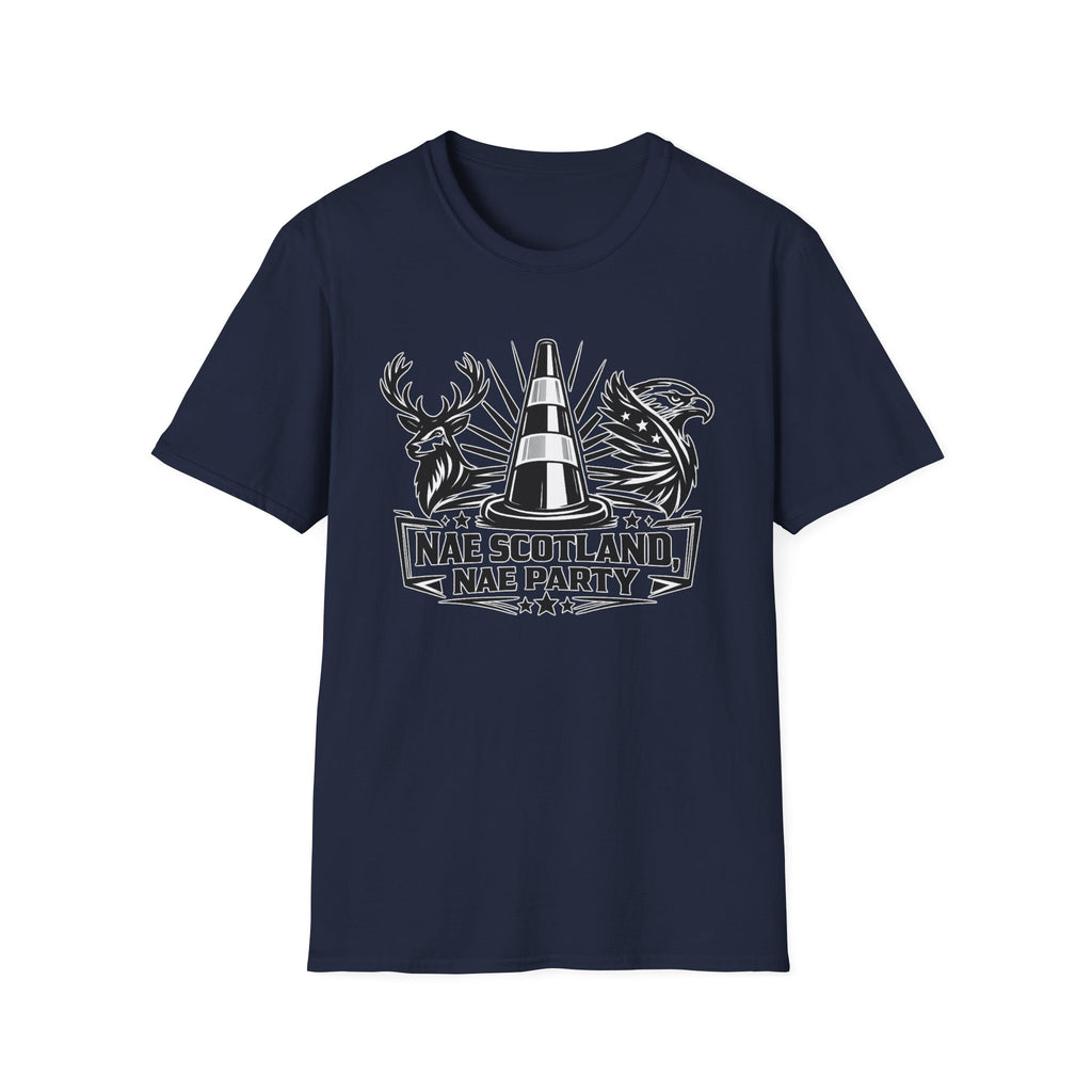 Nae Scotland, Nae Party – Deer - Eagle Cone T-Shirt