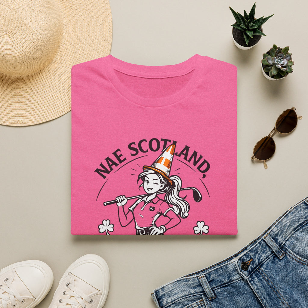 Copy of Nae Scotland, Nae Party – Highland Lass Cone Golfer T-Shirt