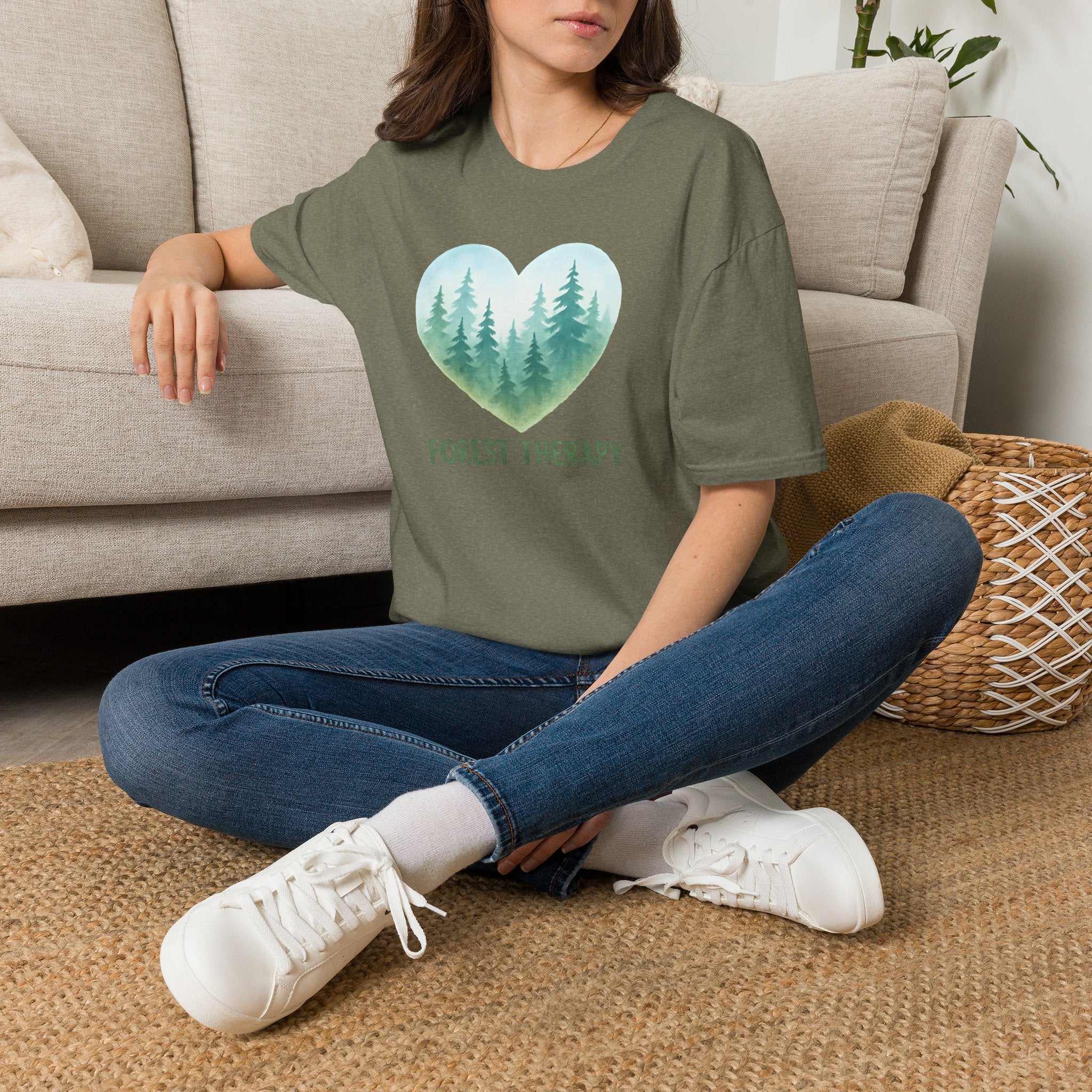 Forest Therapy Heart T-Shirt