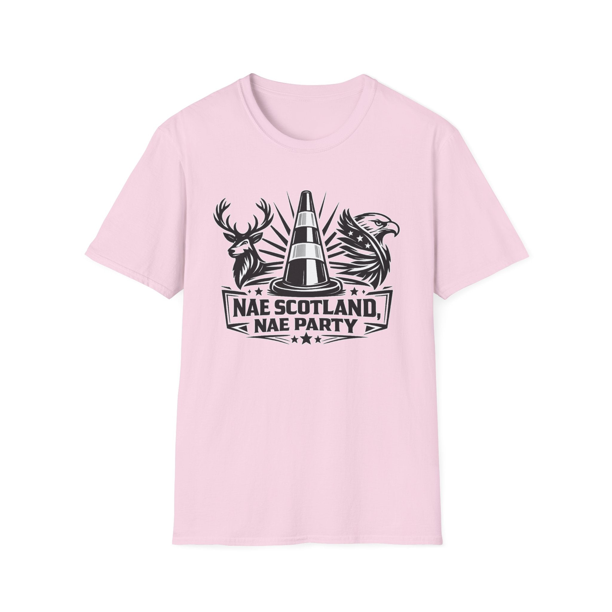 Nae Scotland, Nae Party – Deer - Eagle Cone T-Shirt