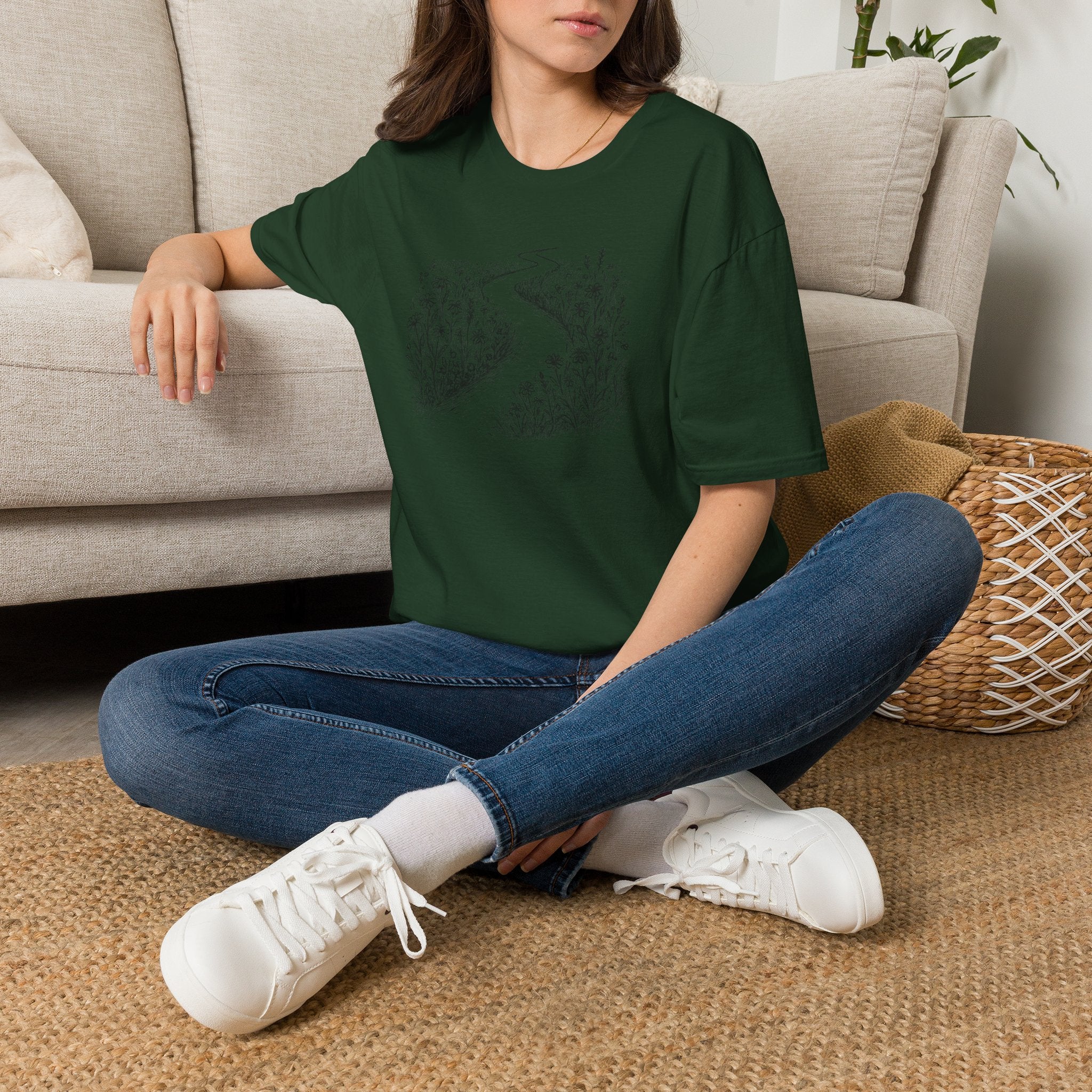 Winding path through grass T-Shirt