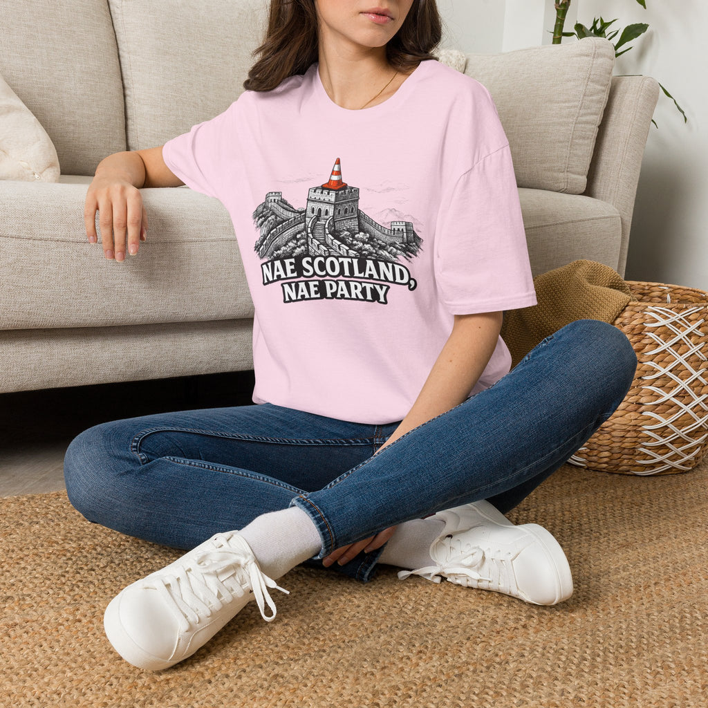 Nae Scotland, Nae Party – Great Wall Cone T-Shirt