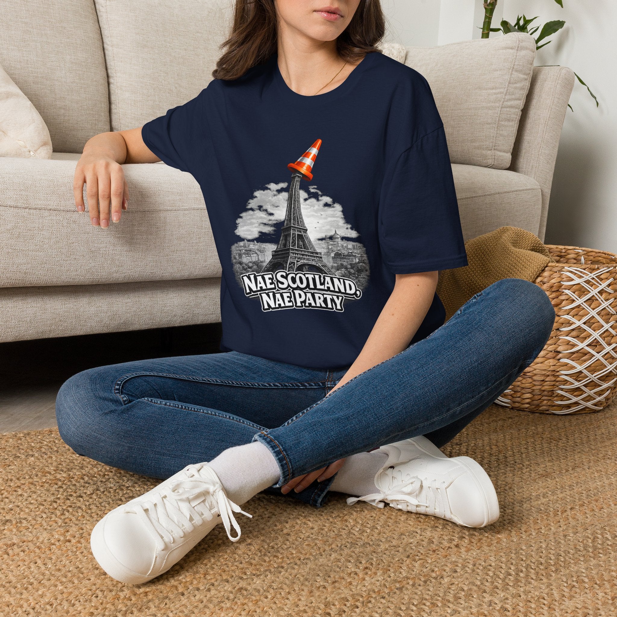 Copy of Nae Scotland, Nae Party – Eiffel Tower Cone T-Shirt