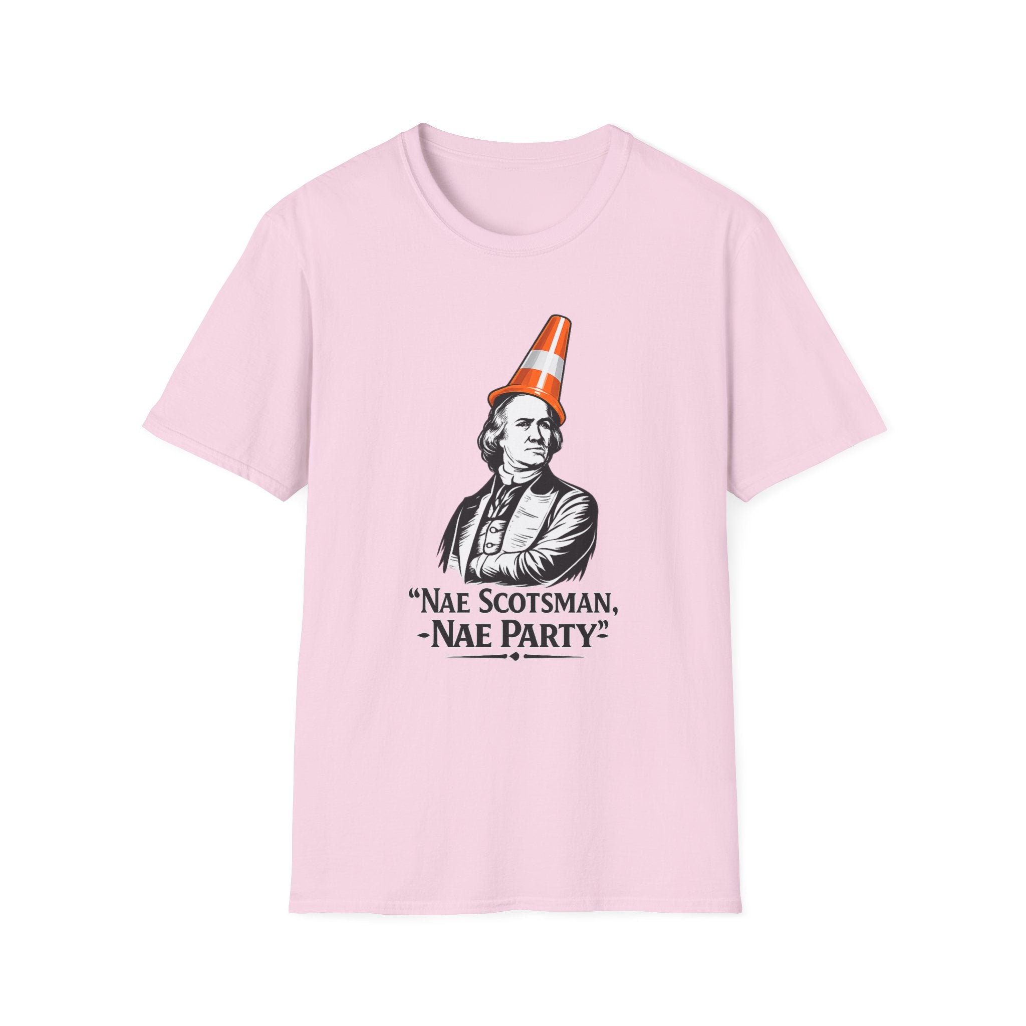 Nae Scotsman, Nae Party – Samual Adams Cone T-Shirt