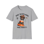 Nae Scotland, Nae Party – Highland Cone Scotsman T-Shirt