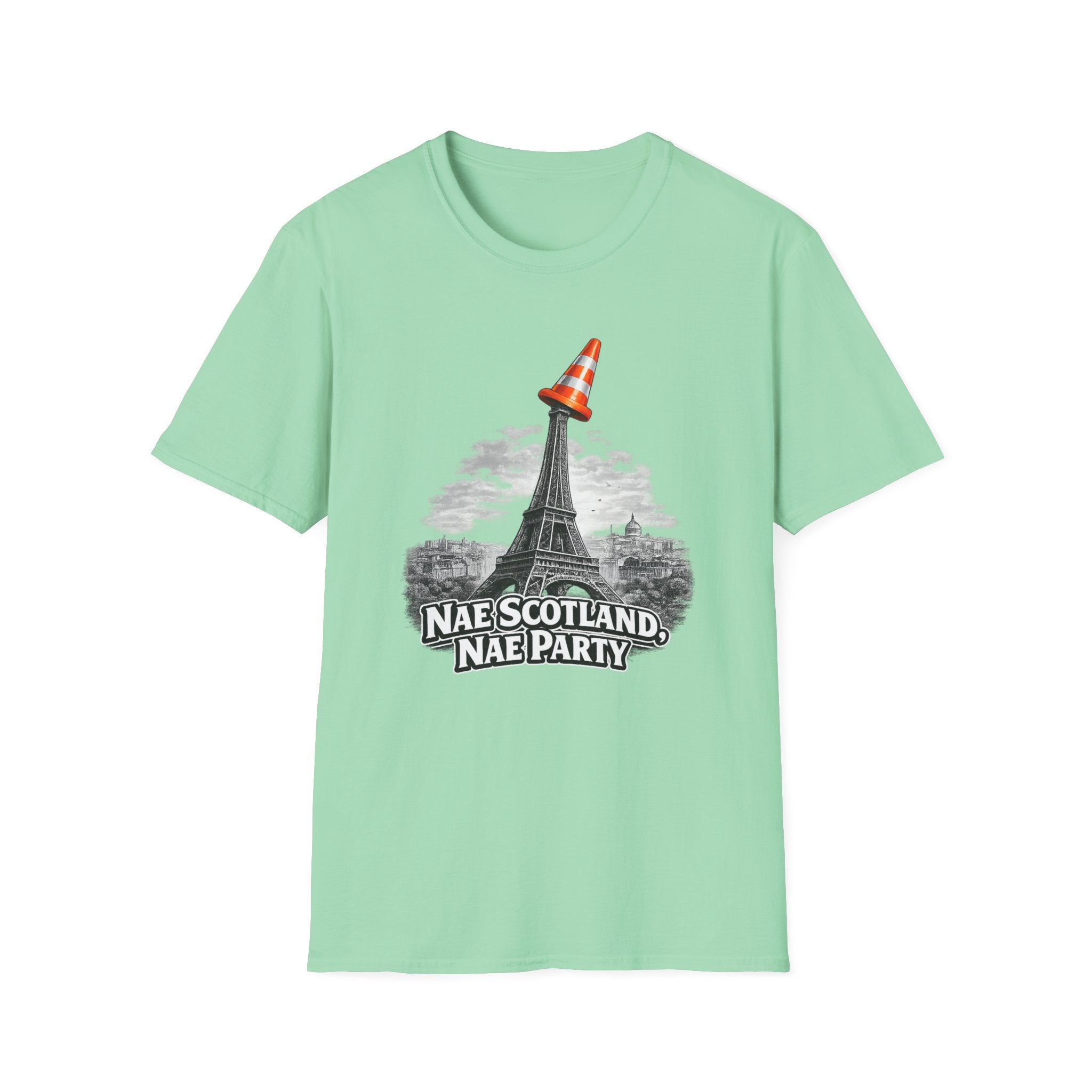 Copy of Nae Scotland, Nae Party – Eiffel Tower Cone T-Shirt