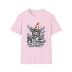Nae Scotland, Nae Party – Highland Stag Slugger T-Shirt