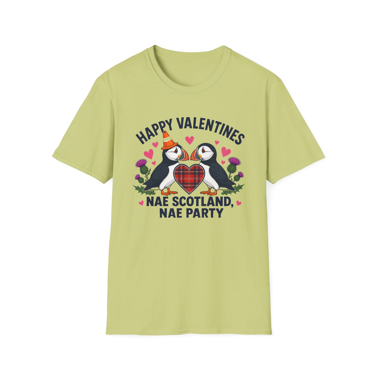 Valentines Puffins T-Shirt