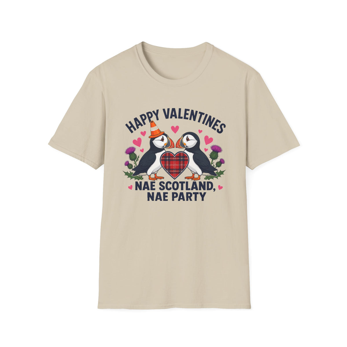 Valentines Puffins T-Shirt