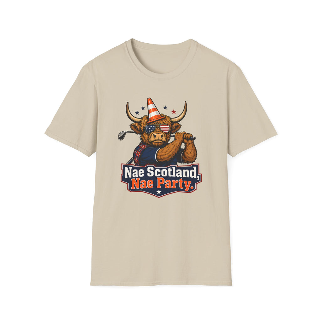 Highland Cow Golfer T-Shirt