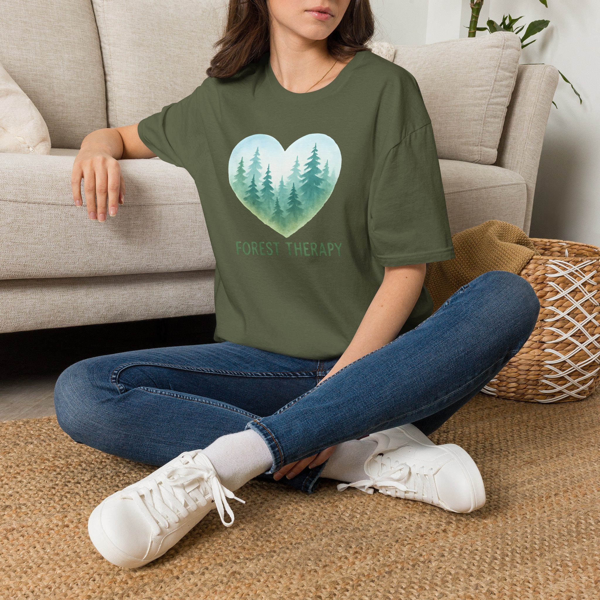 Forest Therapy Heart T-Shirt