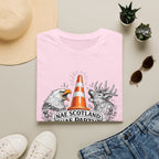 Nae Scotland, Nae Party – Eagle & Highland Stag Cone T-Shirt