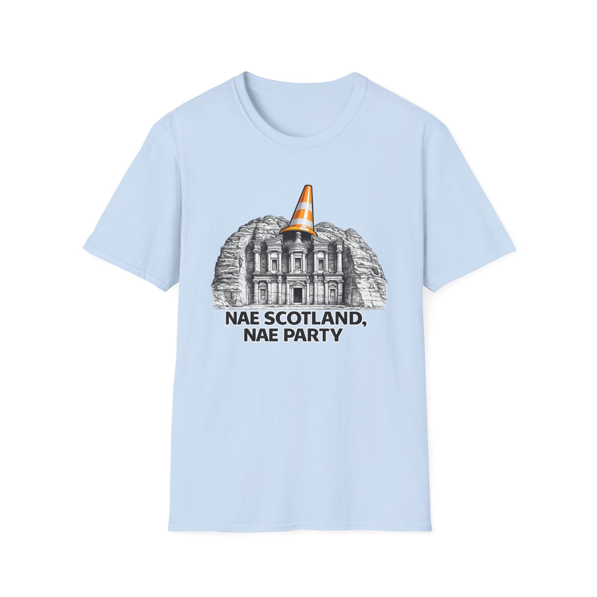 Nae Scotland Nae Party – Petra Treasury Cone T-Shirt
