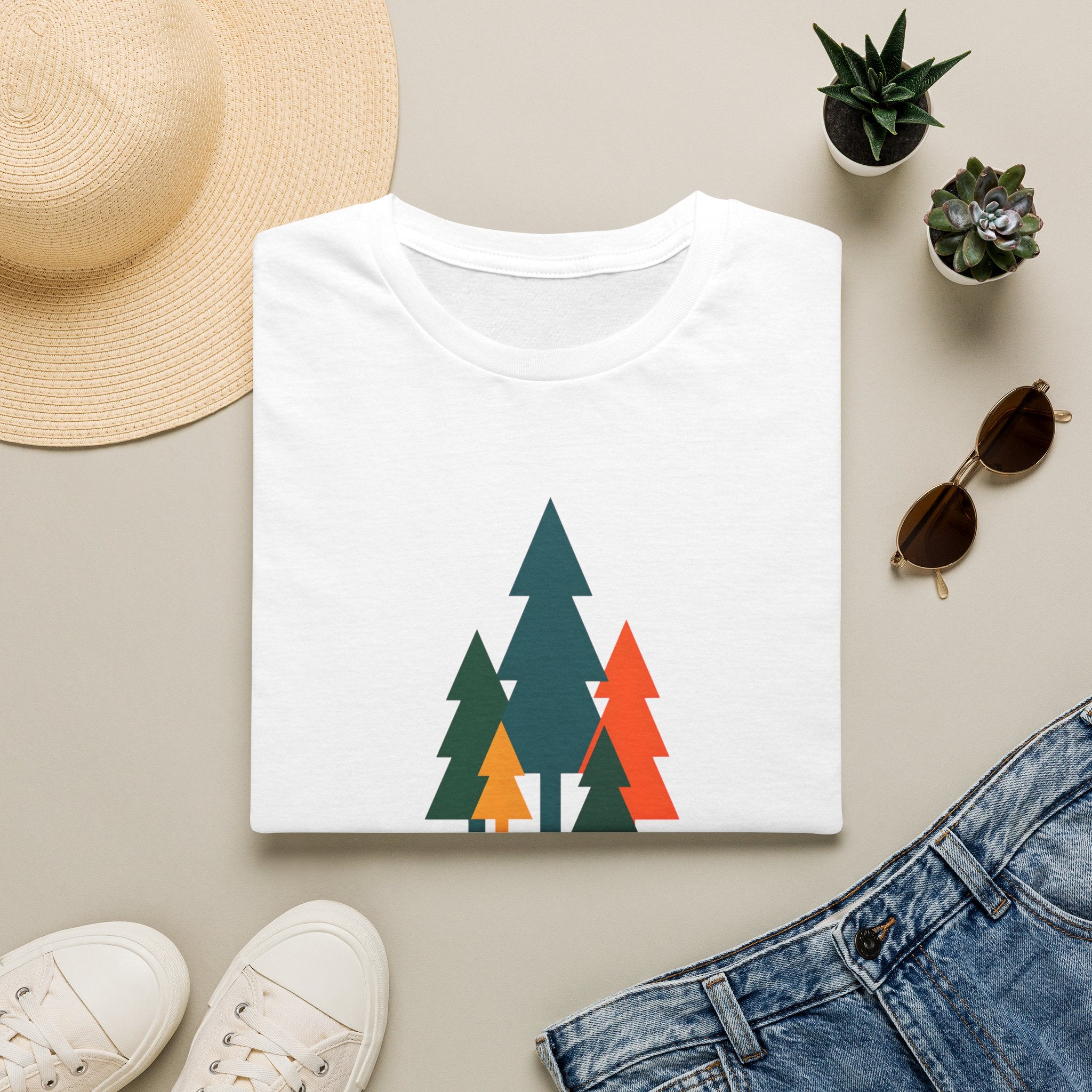 Colorful pine trees T-Shirt