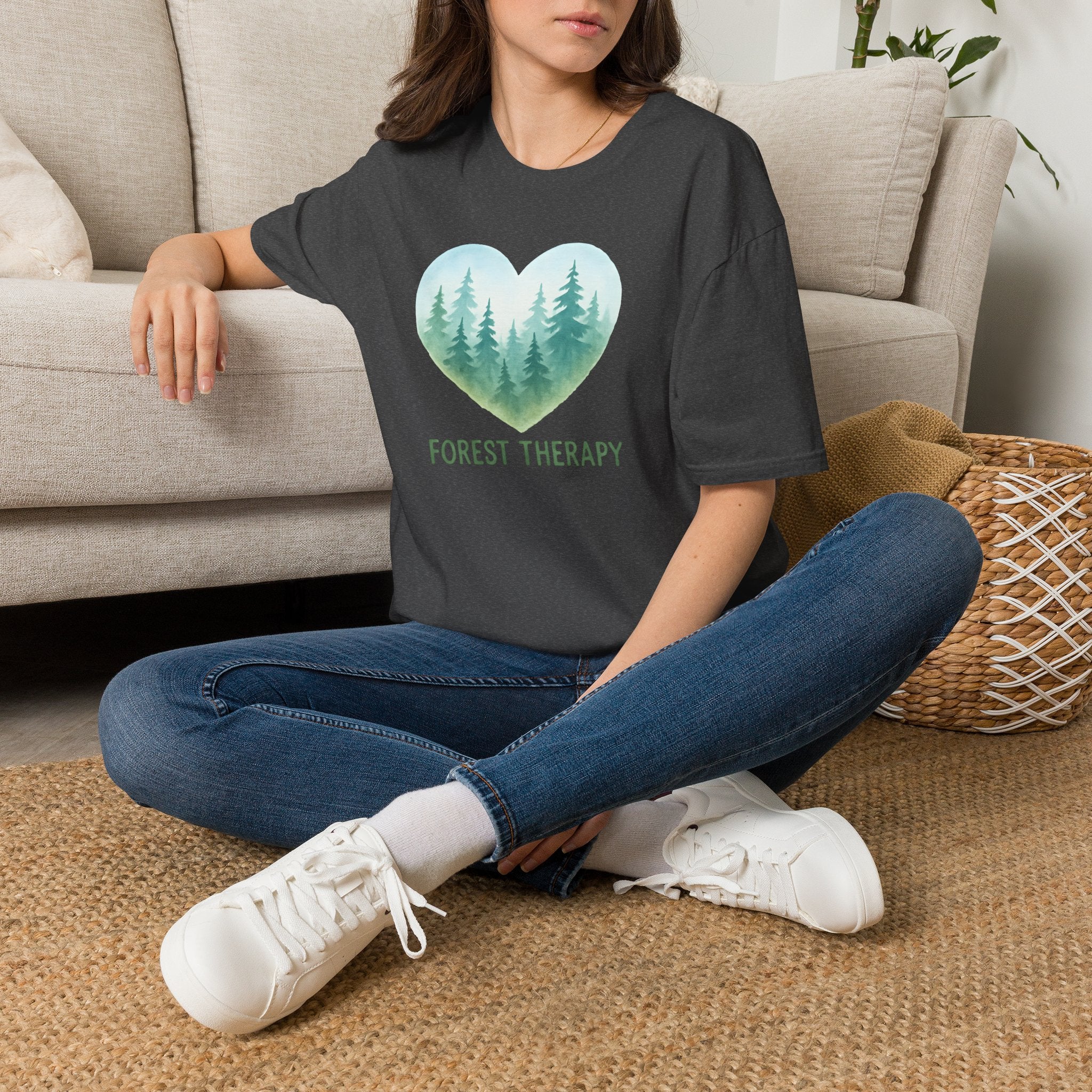 Forest Therapy Heart T-Shirt