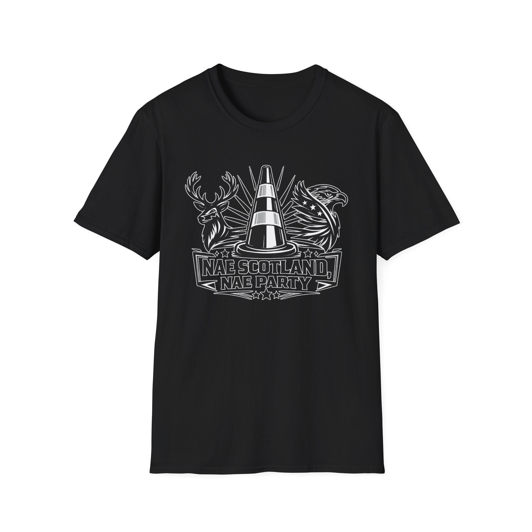 Nae Scotland, Nae Party – Deer - Eagle Cone T-Shirt