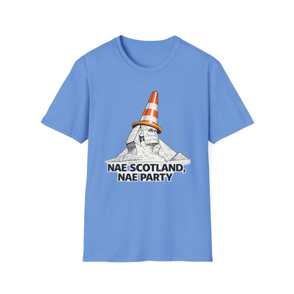 Nae Scotland, Nae Party – Scottish Sphinx T-Shirt