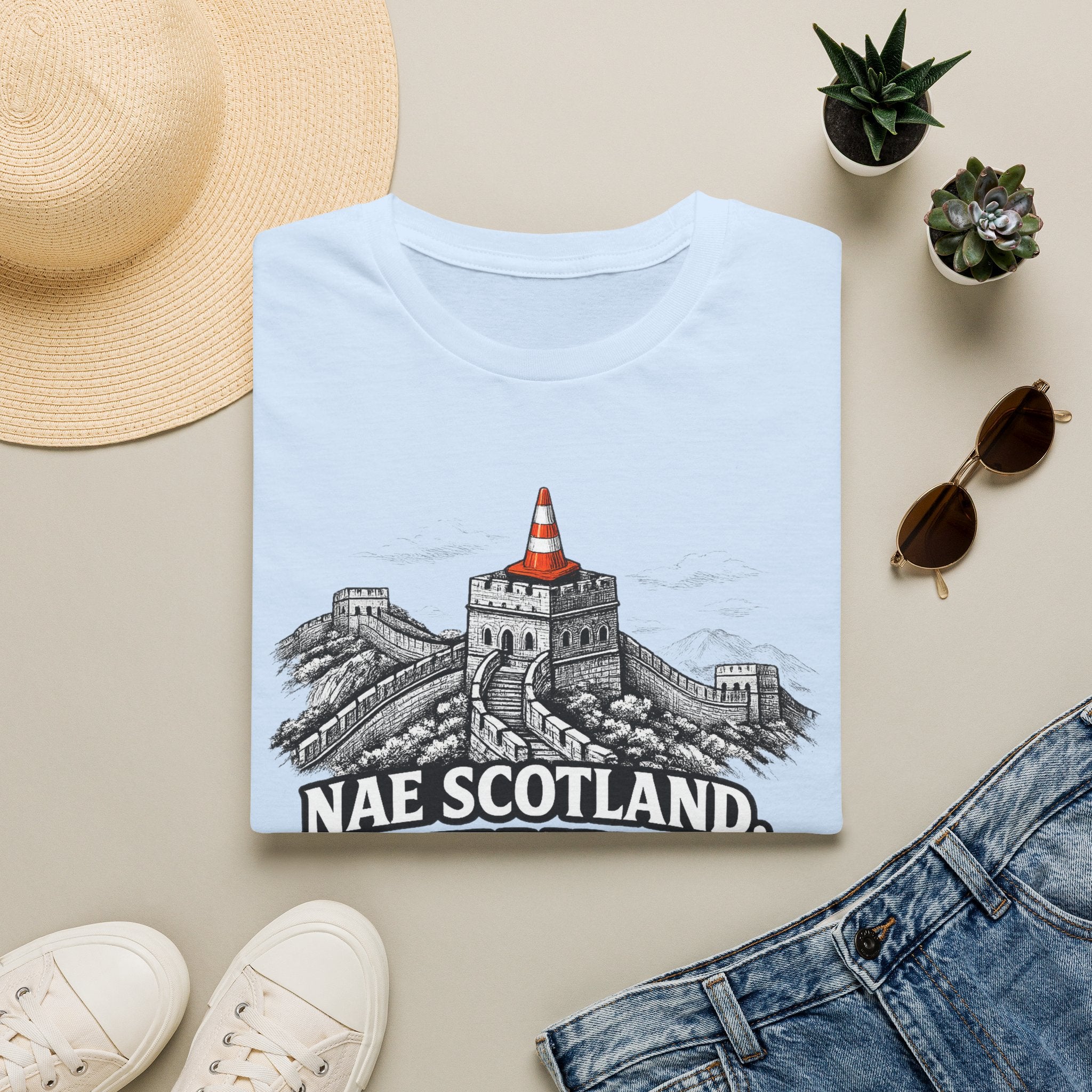 Nae Scotland, Nae Party – Great Wall Cone T-Shirt