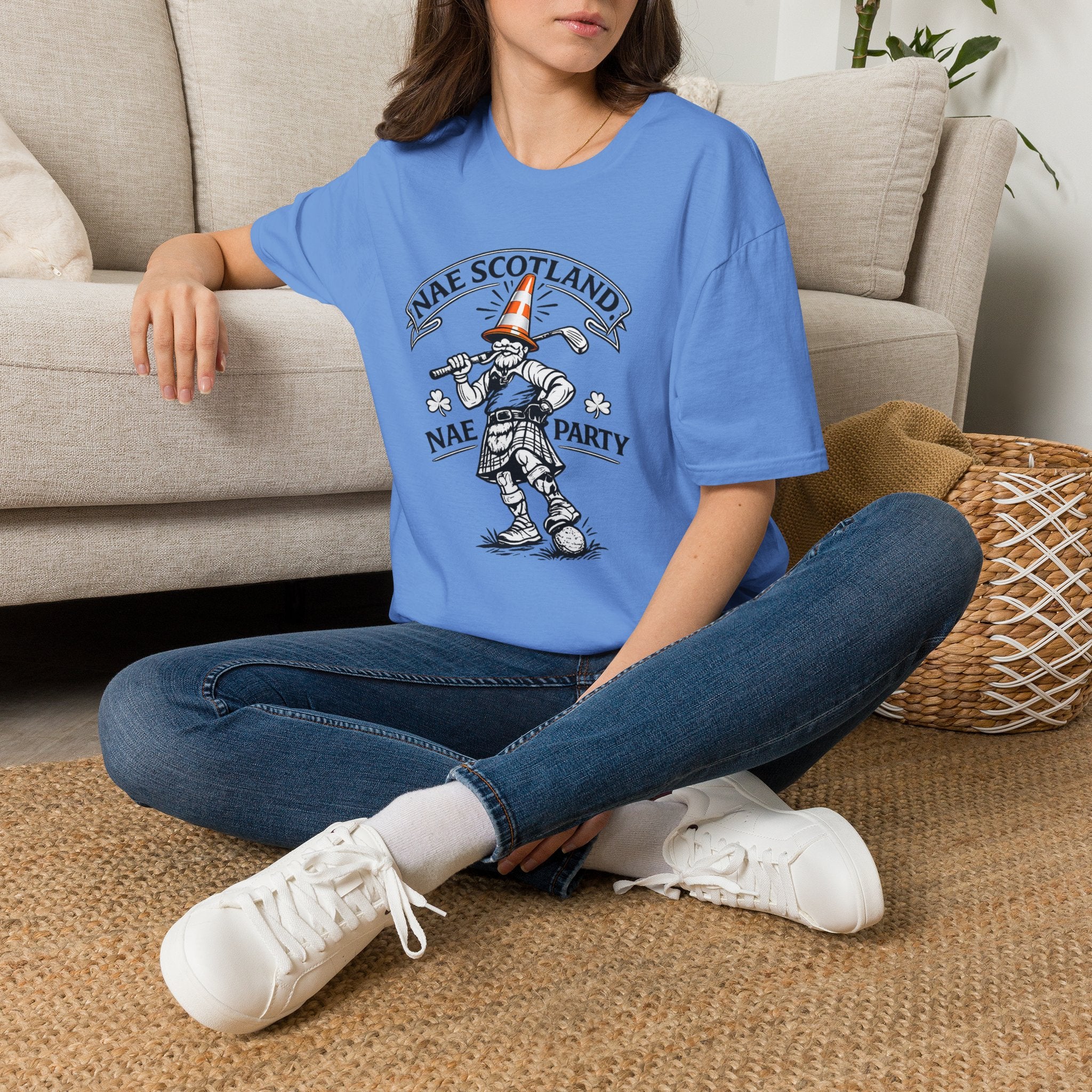 Copy of Nae Scotland, Nae Party – Baseball Stadium Cone T-Shirt