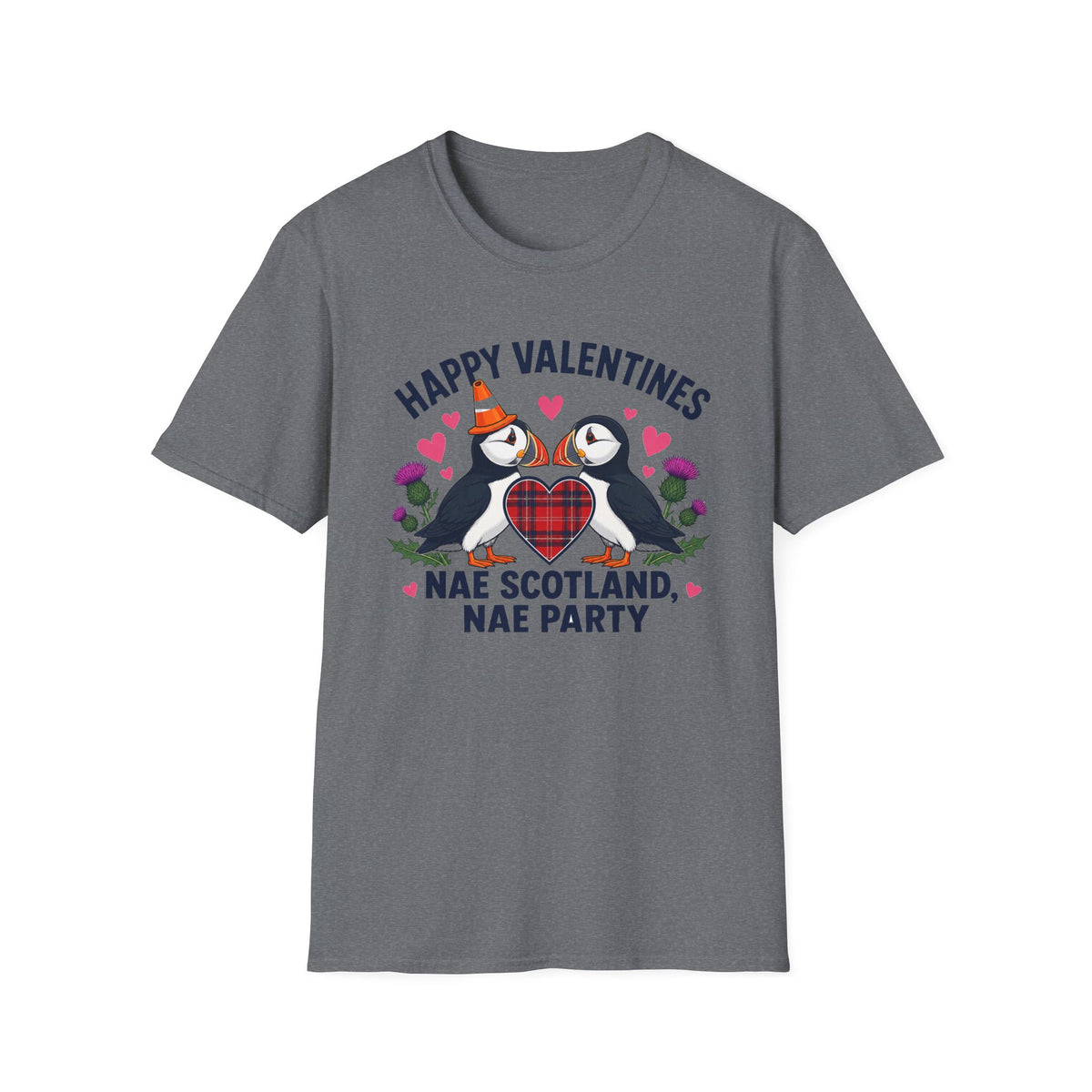 Valentines Puffins T-Shirt