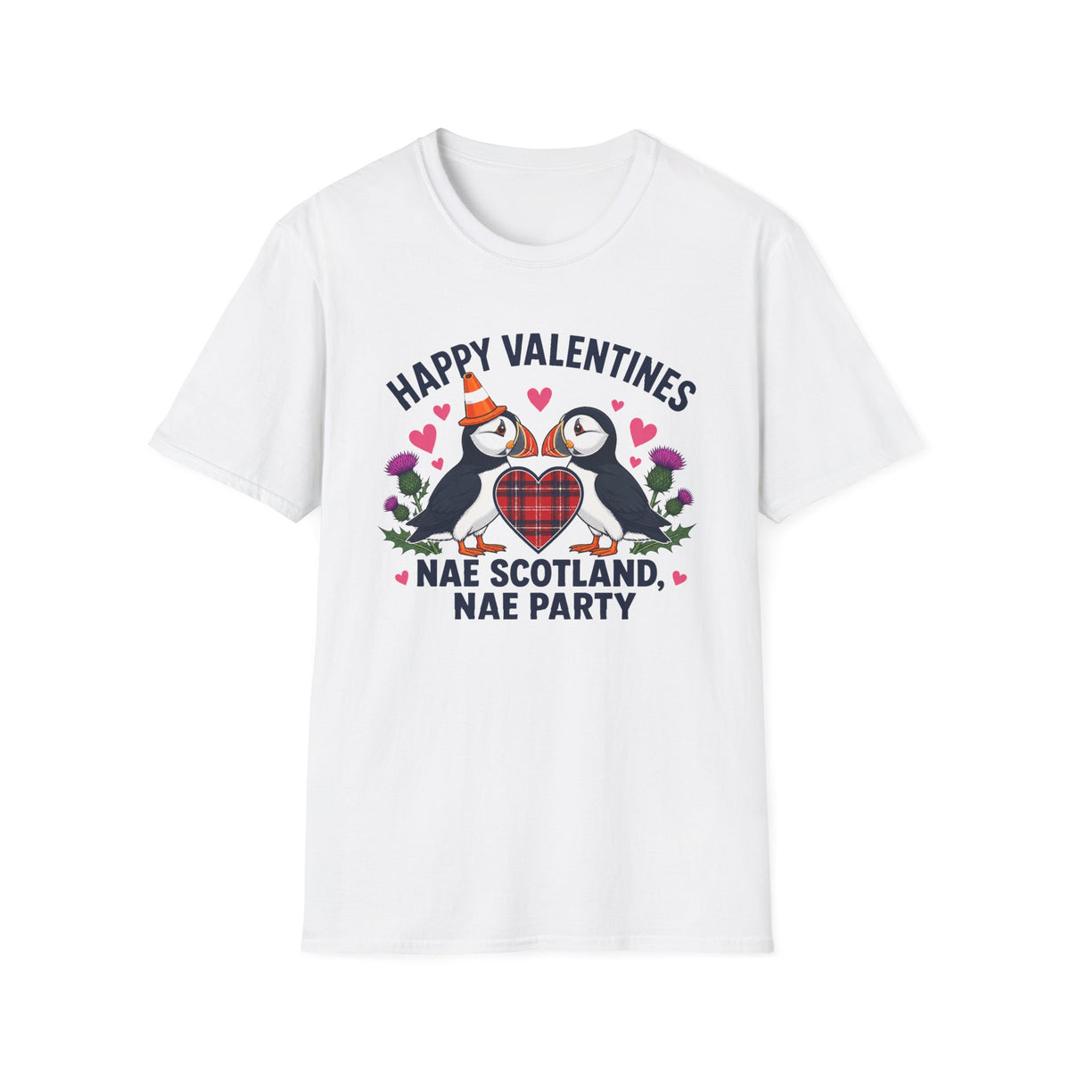 Valentines Puffins T-Shirt