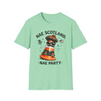Nae Scotland, Nae Party – Highland Cone Scotsman T-Shirt