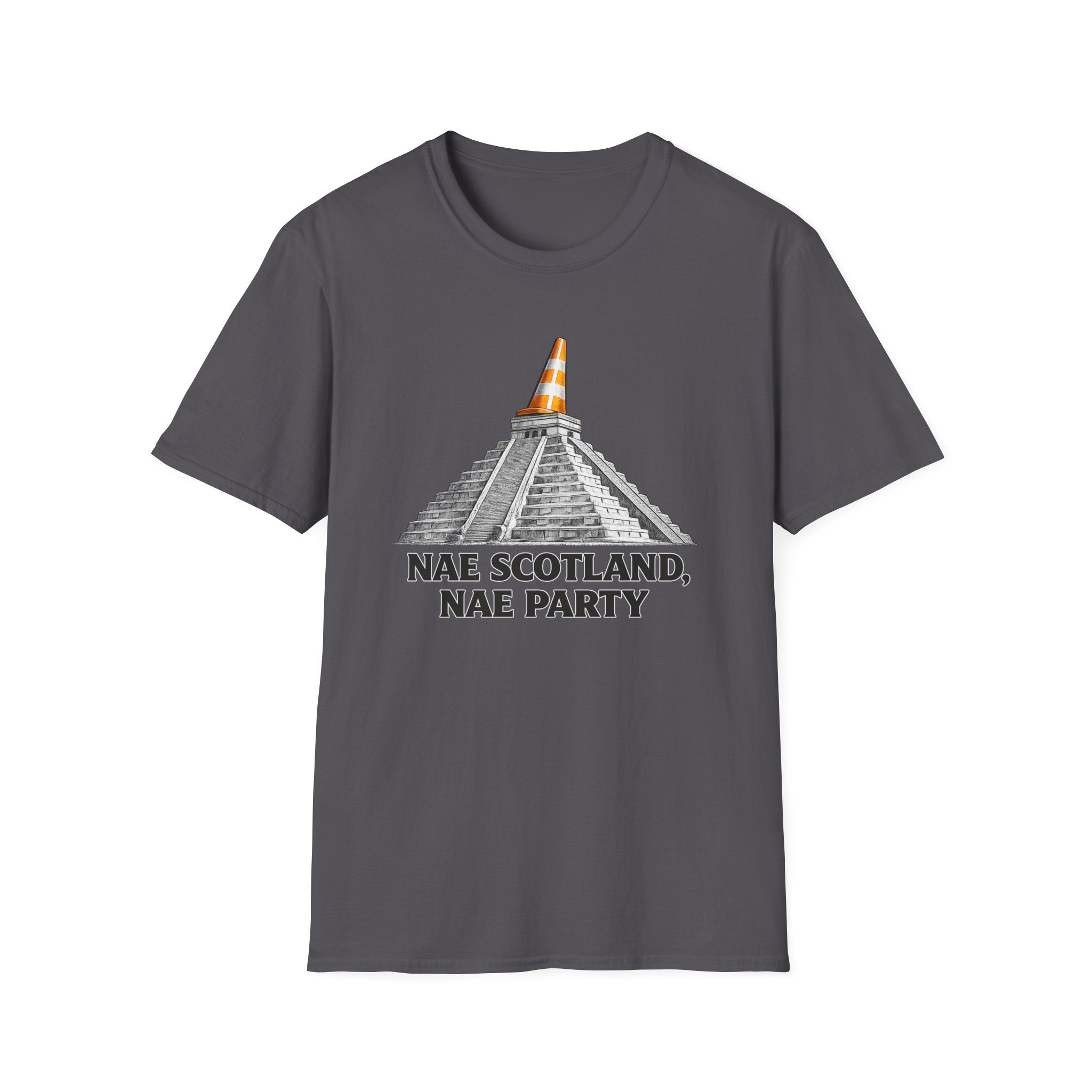 Nae Scotland, Nae Party – Chichén Itzá Cone T-Shirt