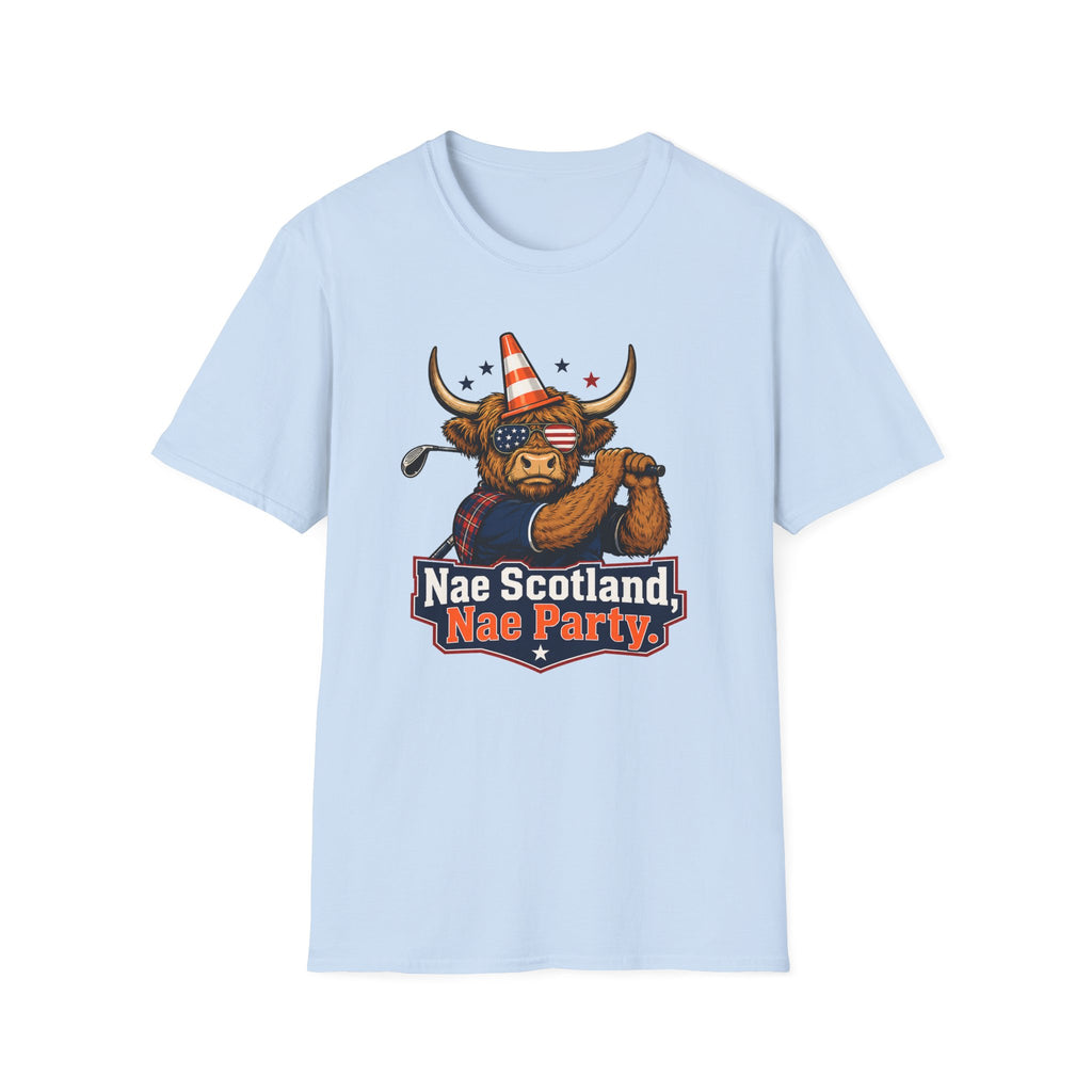 Highland Cow Golfer T-Shirt