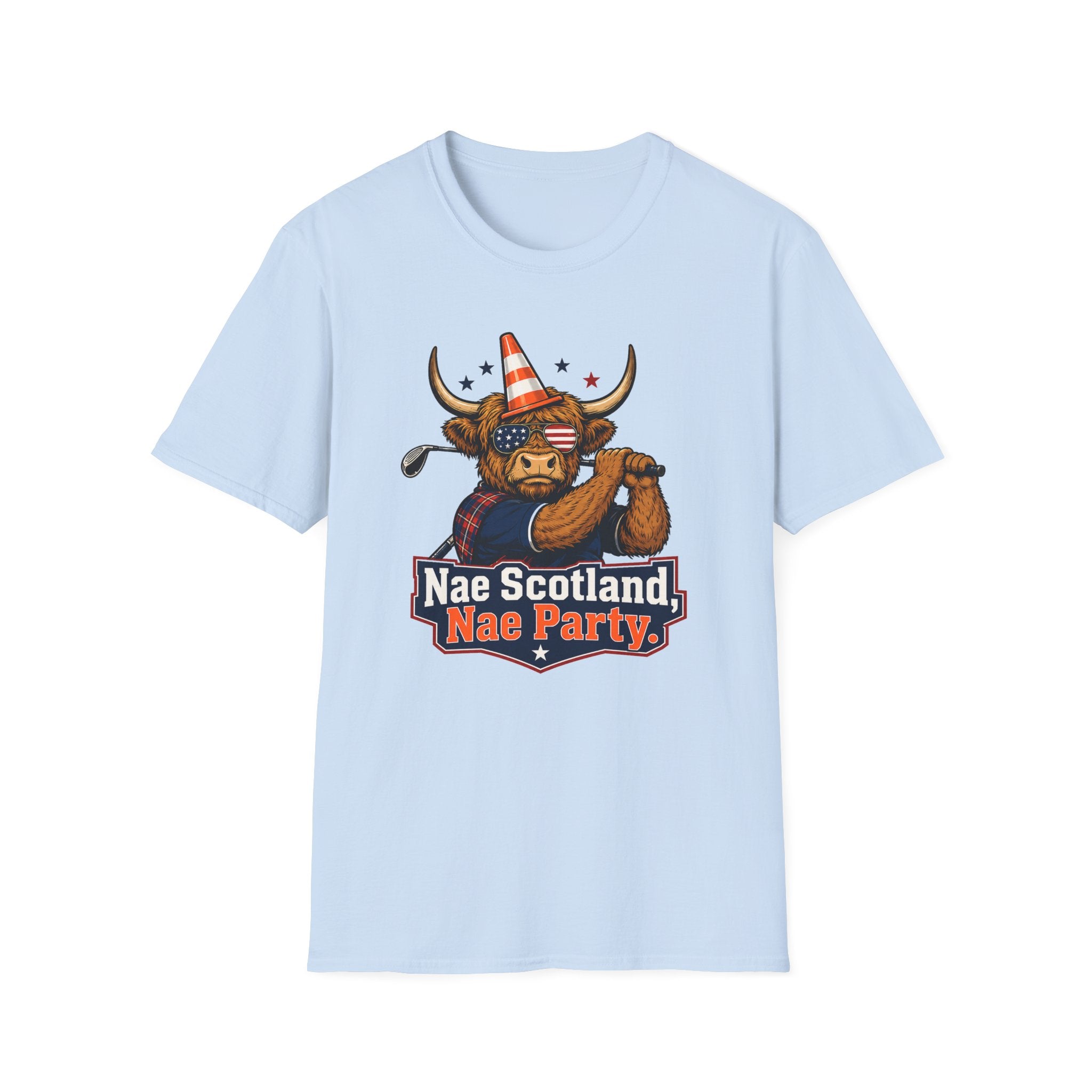 Highland Cow Golfer T-Shirt
