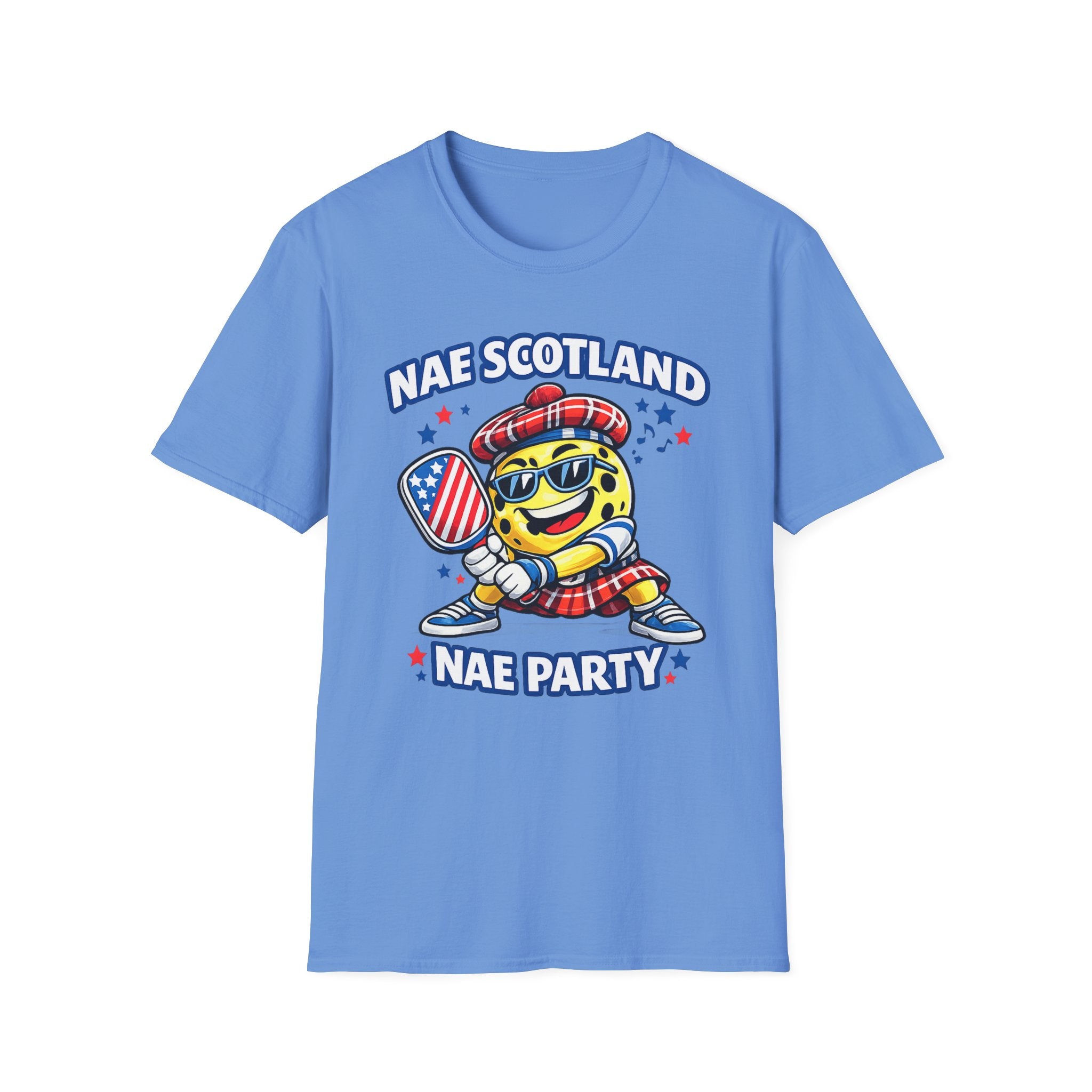 Copy of Nae Scotland, Nae Party – Tartan Pickleball Ace T-Shirt