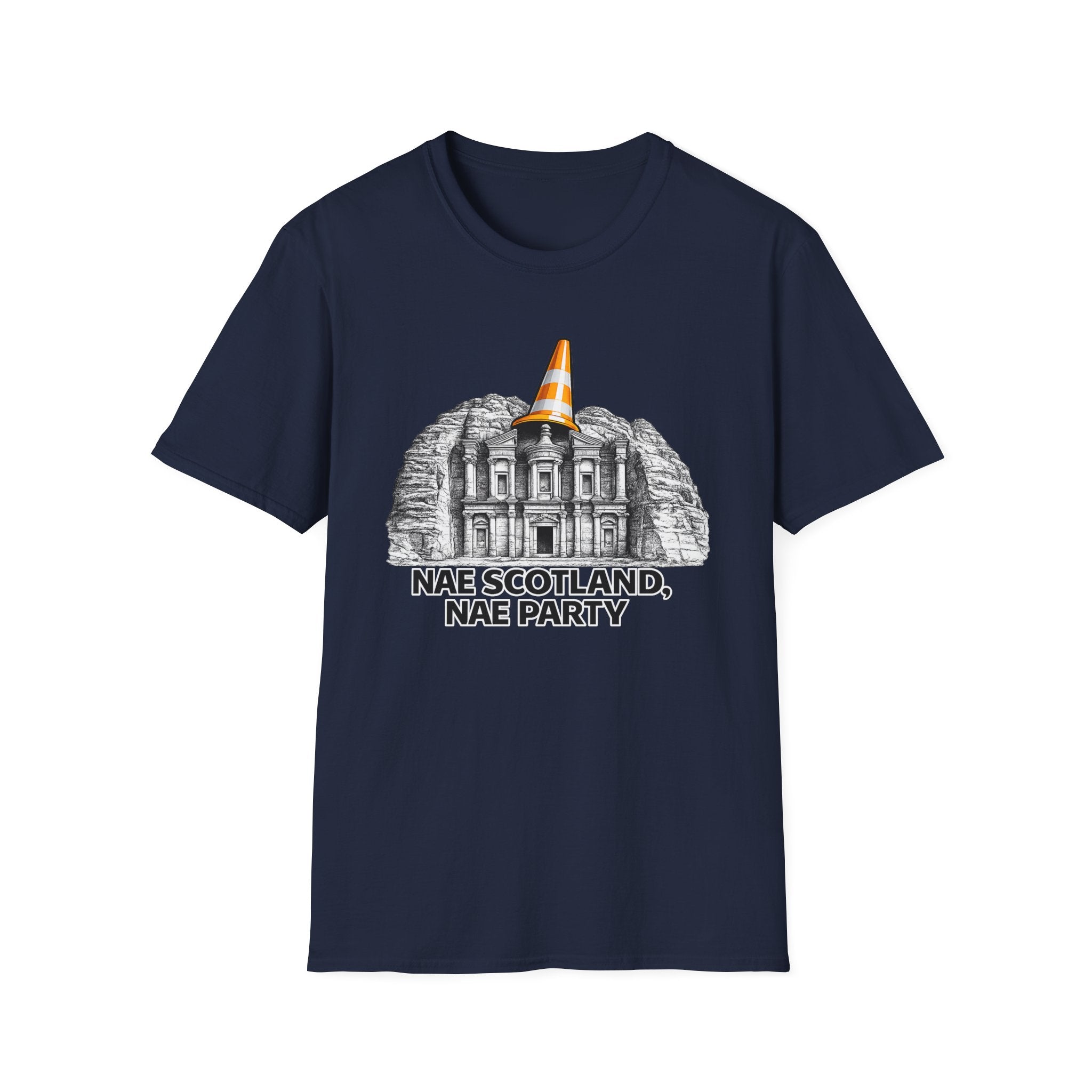 Nae Scotland Nae Party – Petra Treasury Cone T-Shirt