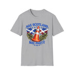 Nae Scotland, Nae Party – Scottish-American Thistle Cone T-Shirt