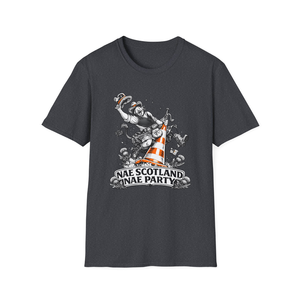 Nae Scotland, Nae Party – Scottish Cowboy Cone T-Shirt