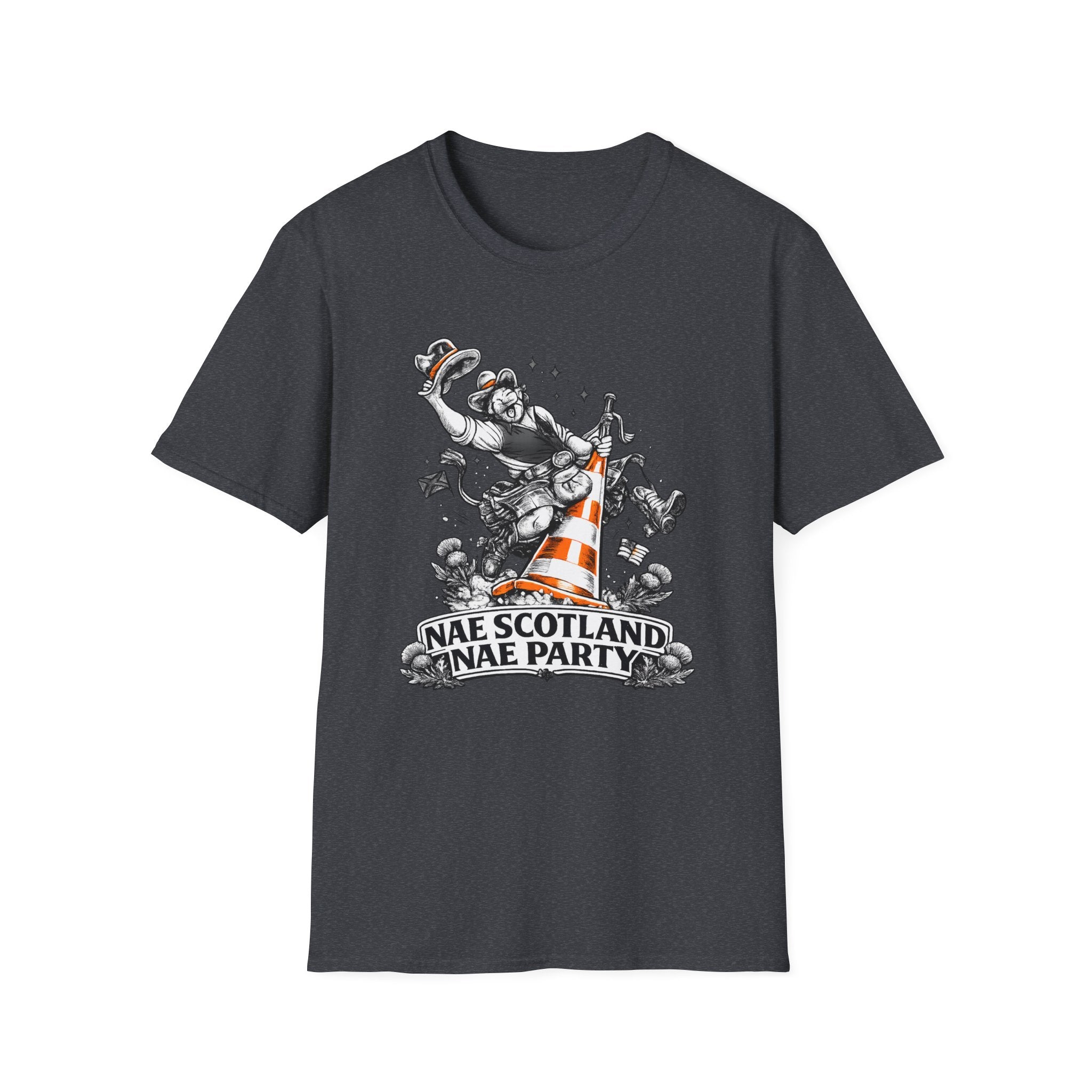 Nae Scotland, Nae Party – Scottish Cowboy Cone T-Shirt