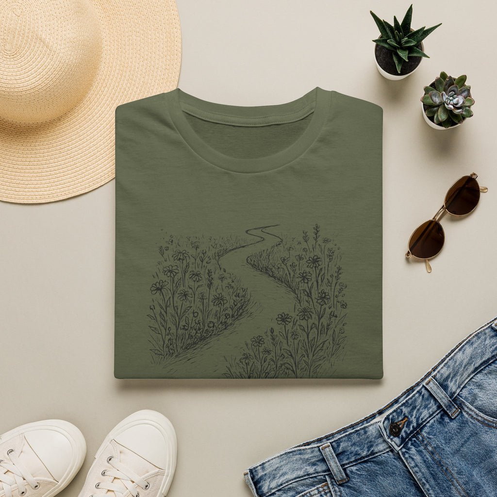 Winding path through grass T-Shirt