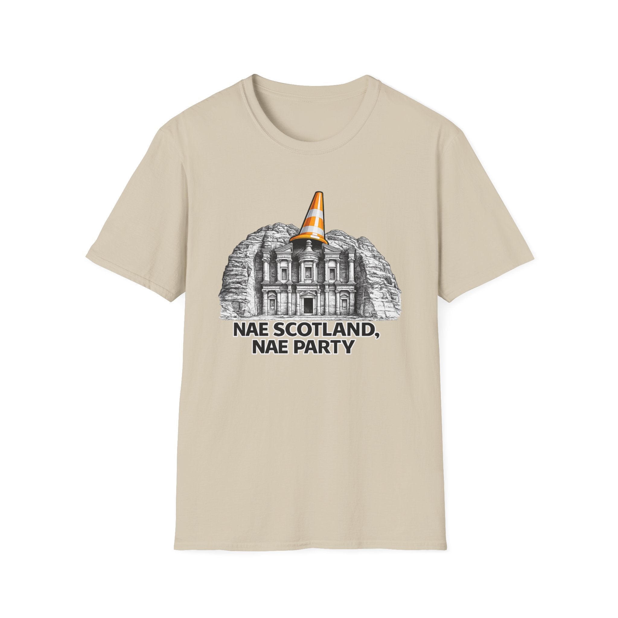 Nae Scotland Nae Party – Petra Treasury Cone T-Shirt