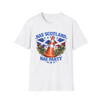 Nae Scotland, Nae Party – Scottish-American Thistle Cone T-Shirt