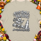 "Egg Roll Patrol" text with a chick and Easter eggs, "Nae Scotland, Nae Party."