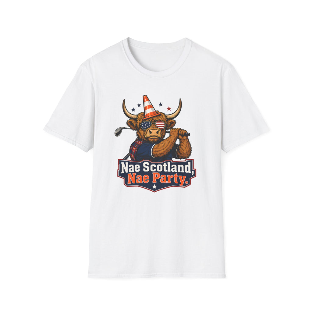 Highland Cow Golfer T-Shirt