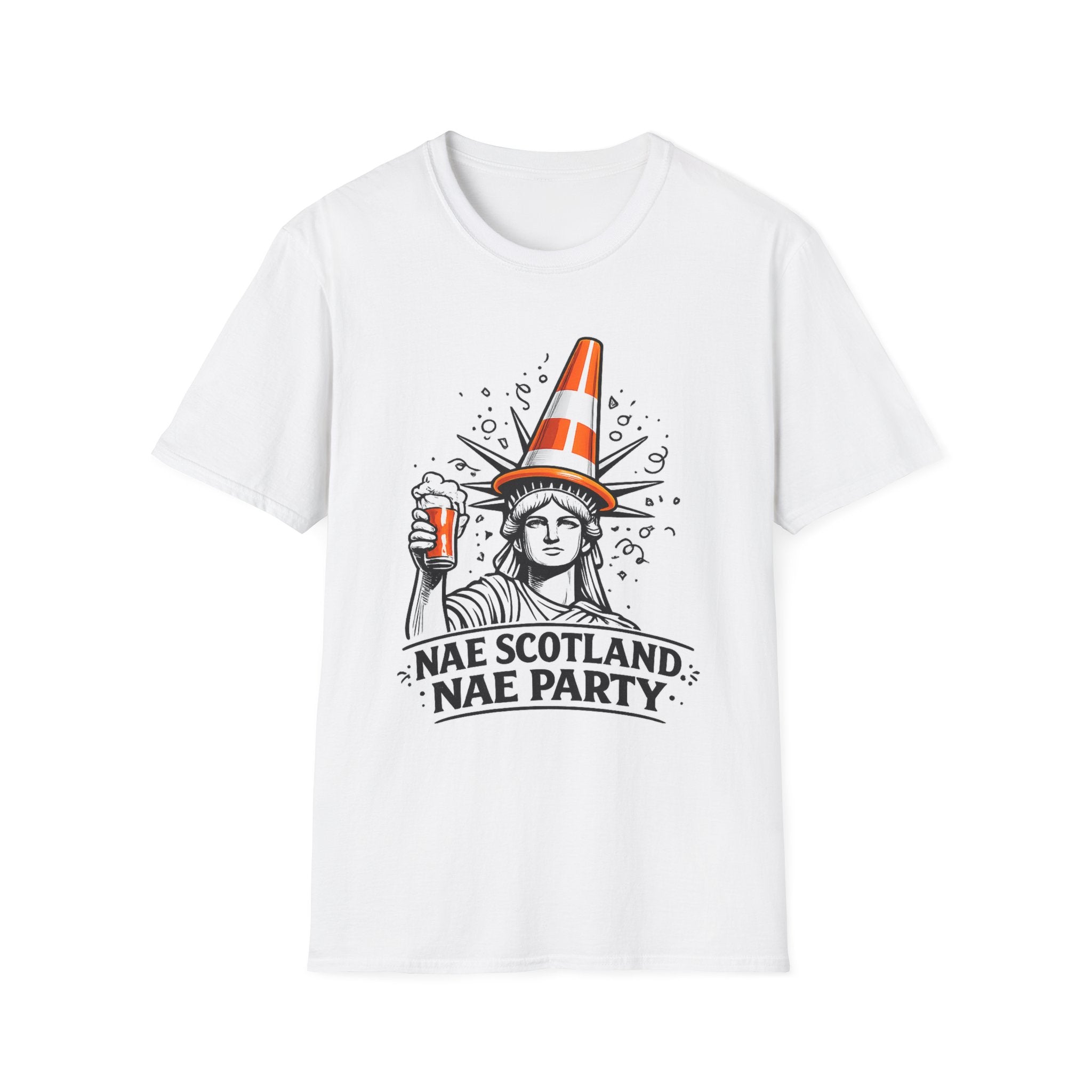 Nae Scotland, Nae Party – Liberty Cone Pint T-Shirt
