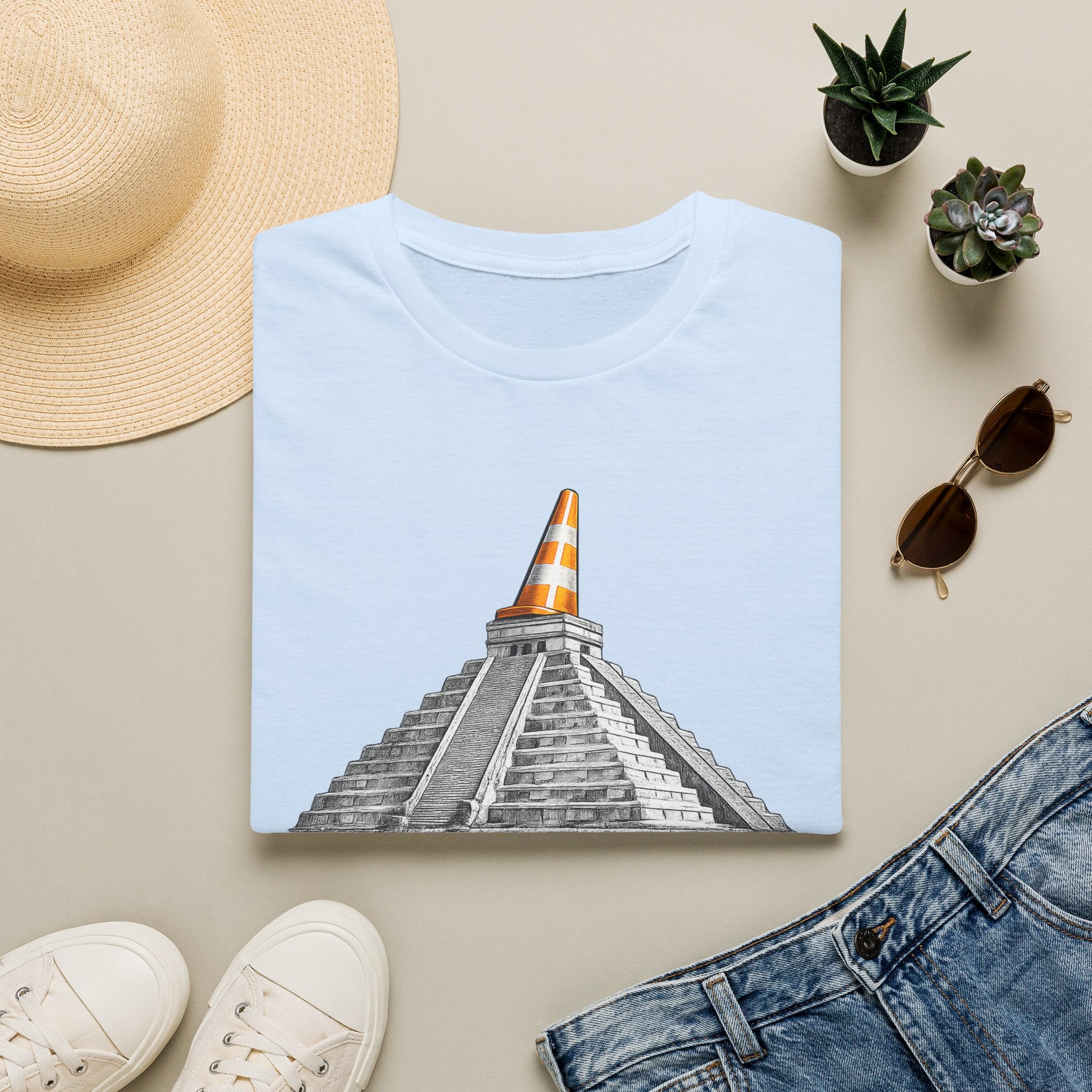 Nae Scotland, Nae Party – Chichén Itzá Cone T-Shirt