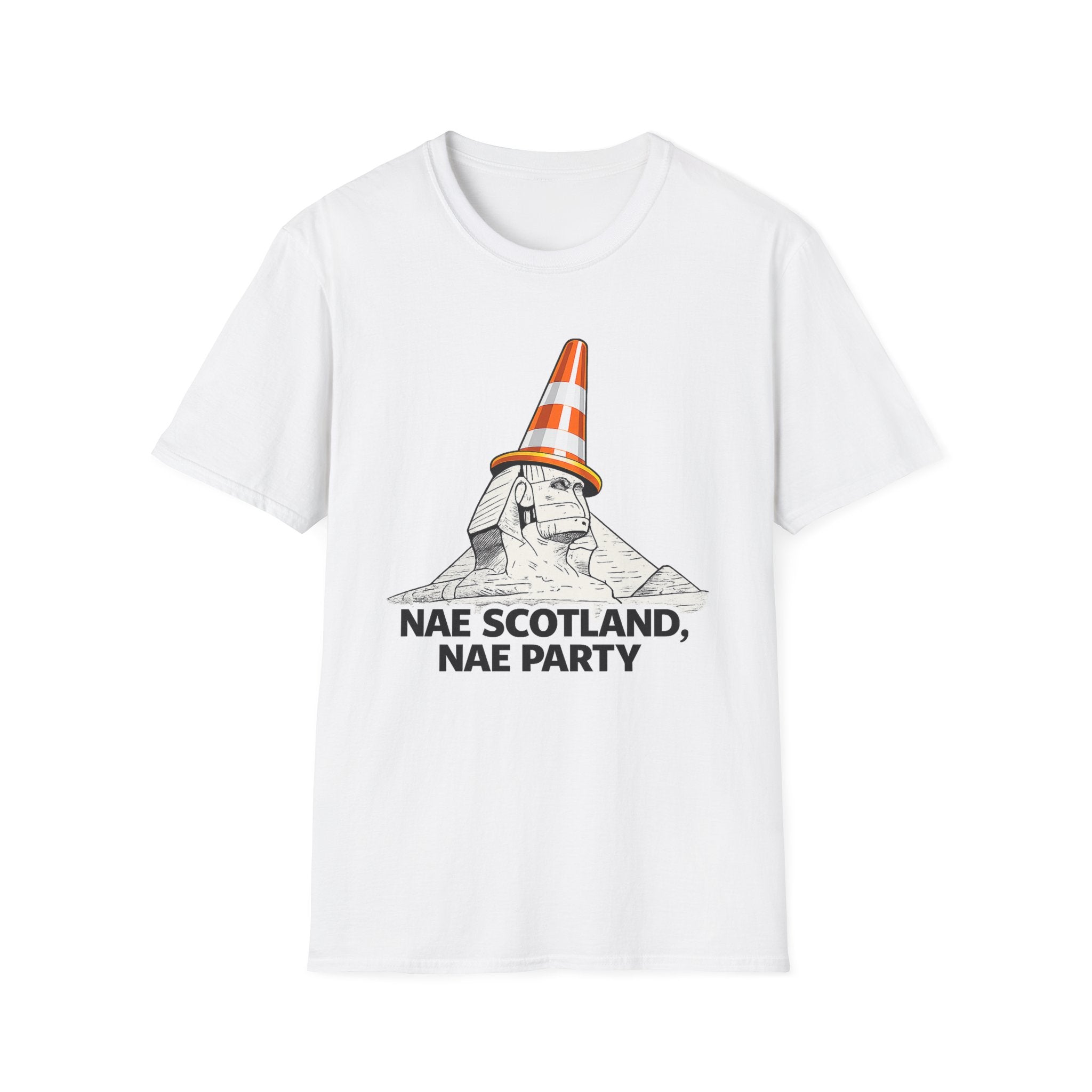 Nae Scotland, Nae Party – Scottish Sphinx T-Shirt