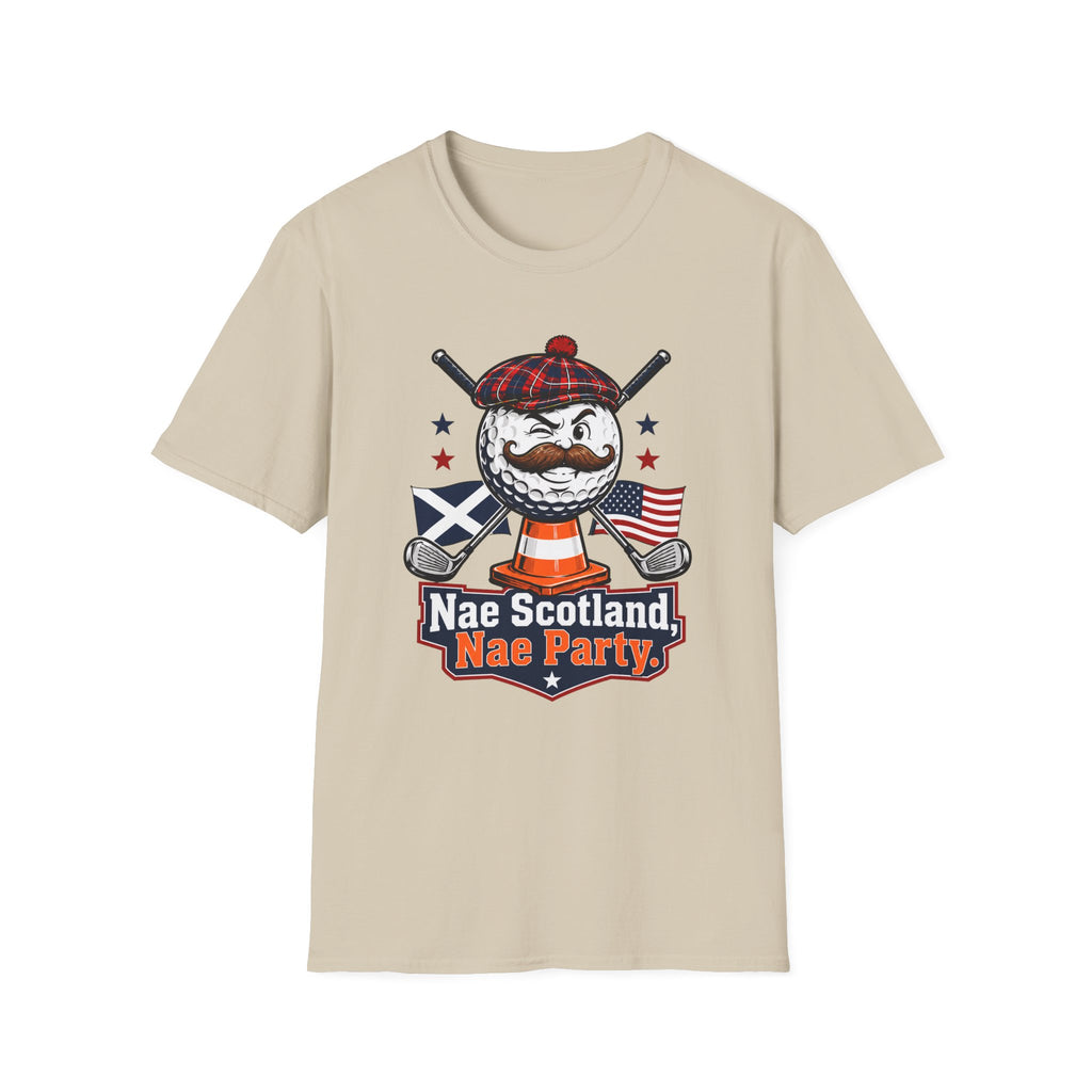 Golf Ball USA Scotland T-Shirt