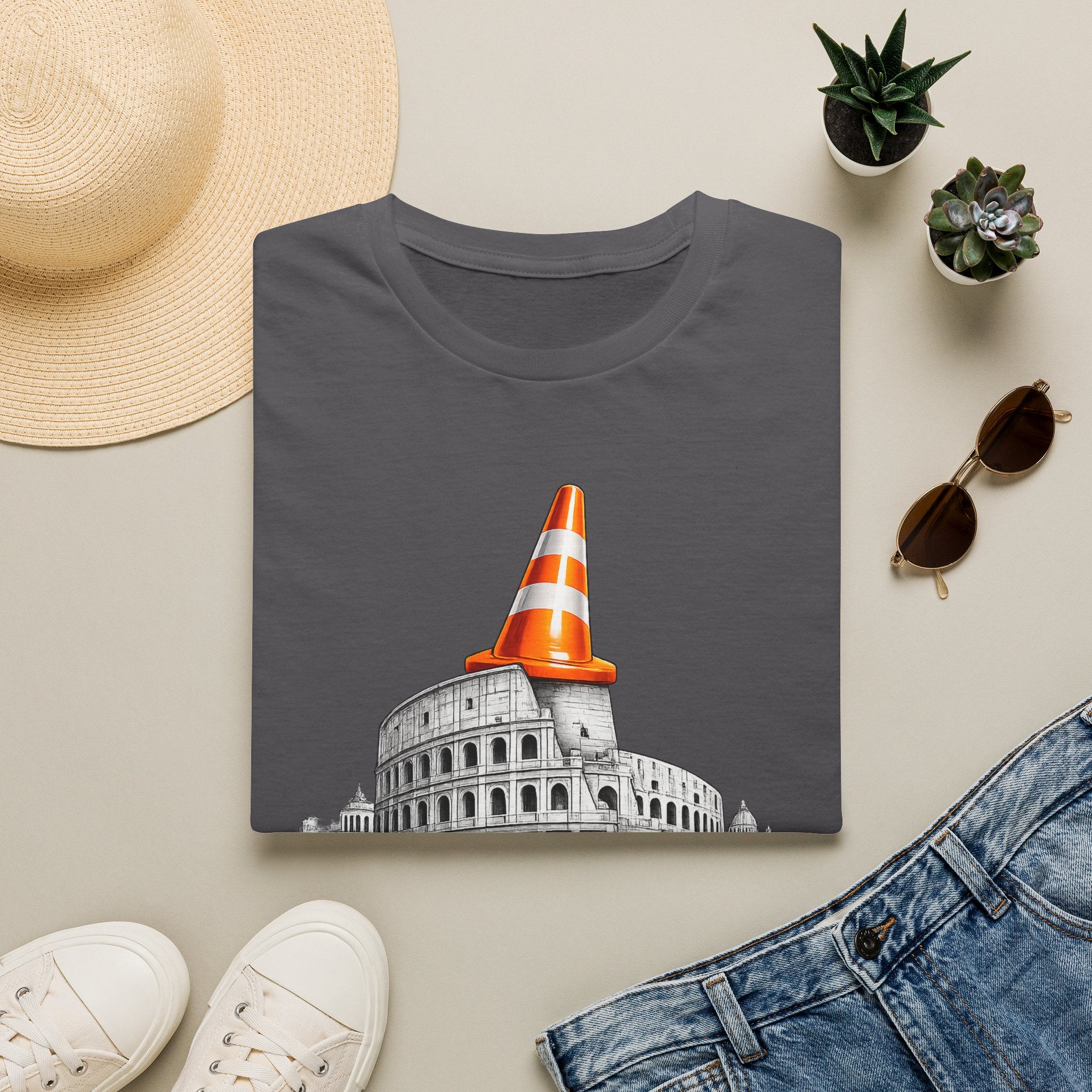 Nae Scotland, Nae Party – Roman Colosseum Cone T-Shirt