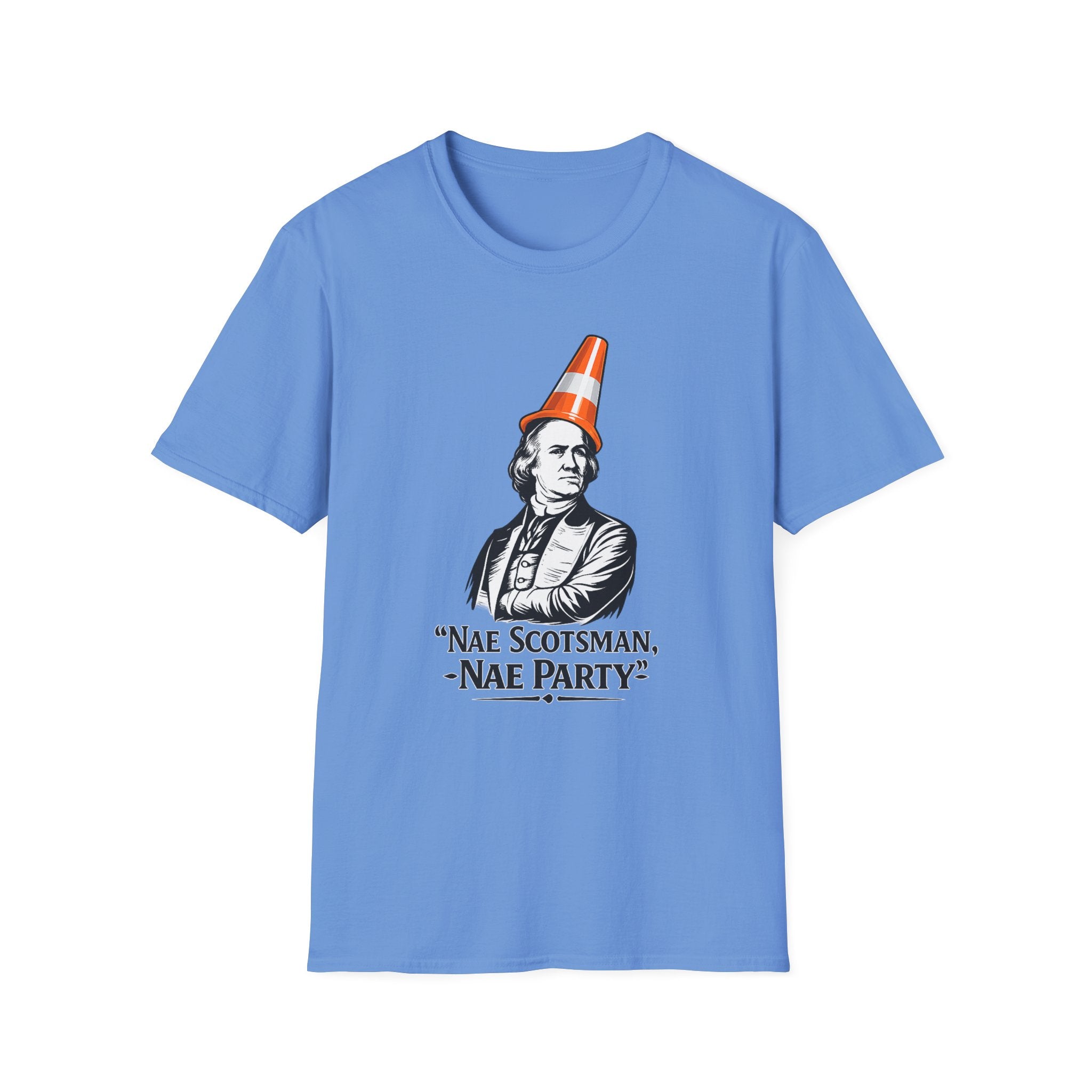 Nae Scotsman, Nae Party – Samual Adams Cone T-Shirt